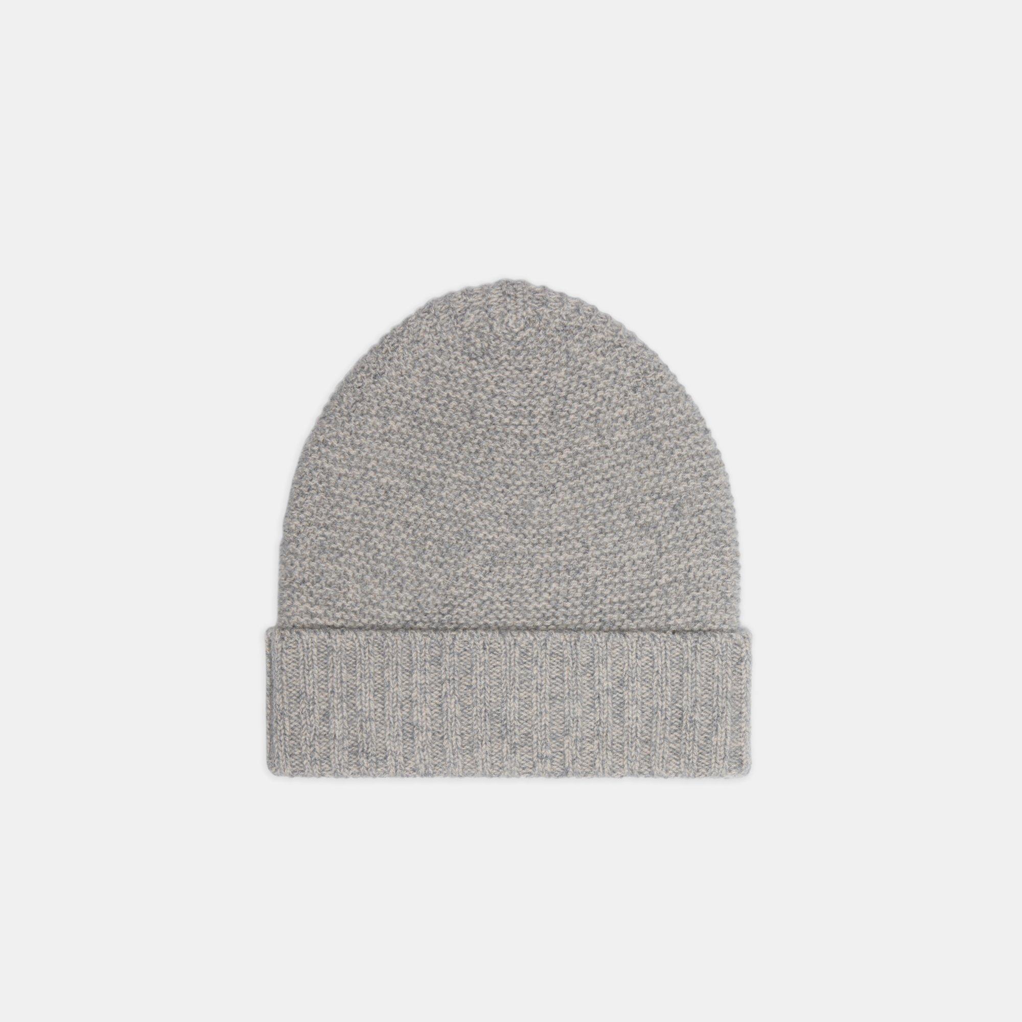 띠어리 Theory Beanie in Ribbed Cashmere,PALE SAND/HUSKY