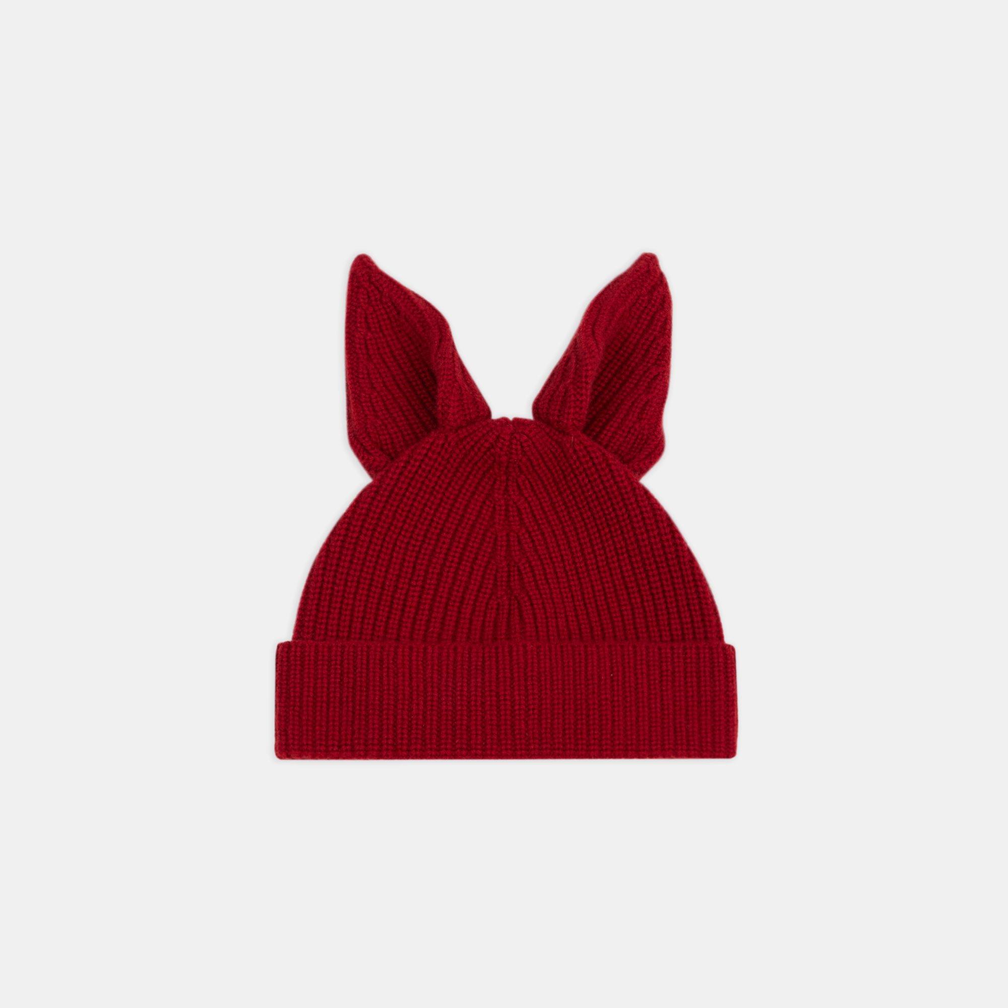 LOUIS VUITTON LV RABBIT BEANIE - RED/GREY – CLB XXIII