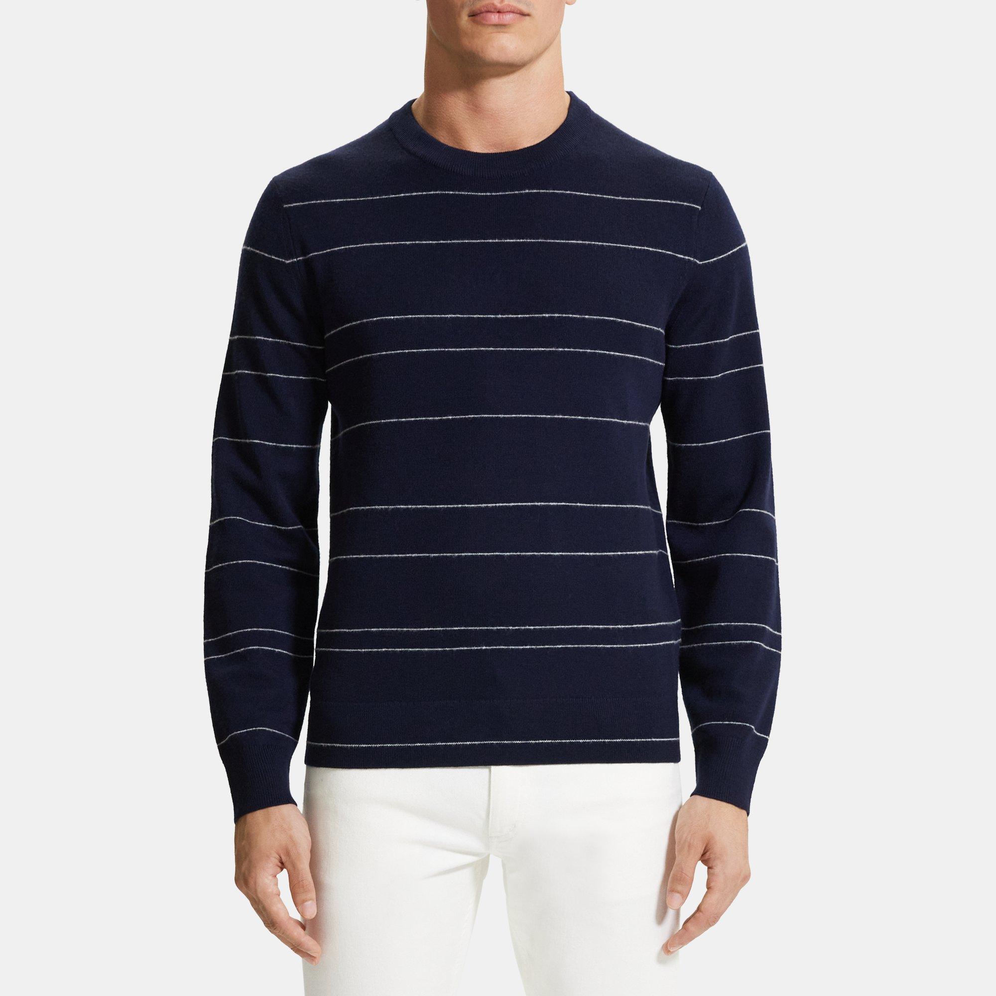 Theory striped outlet sweater