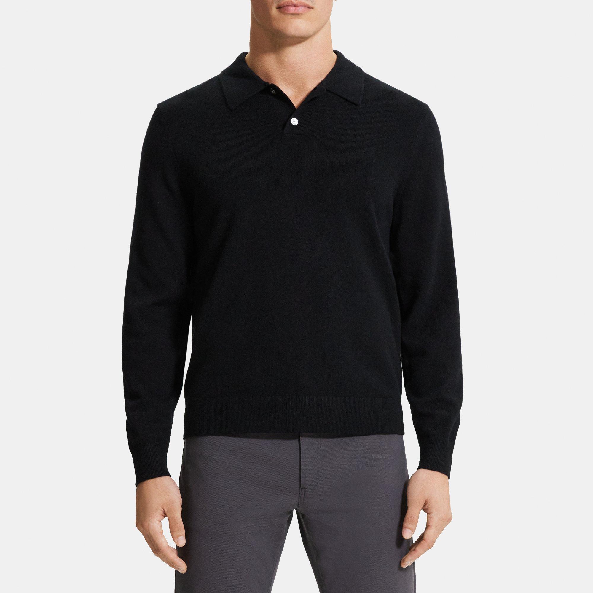 Wool-Cashmere Polo Sweater | Theory Outlet
