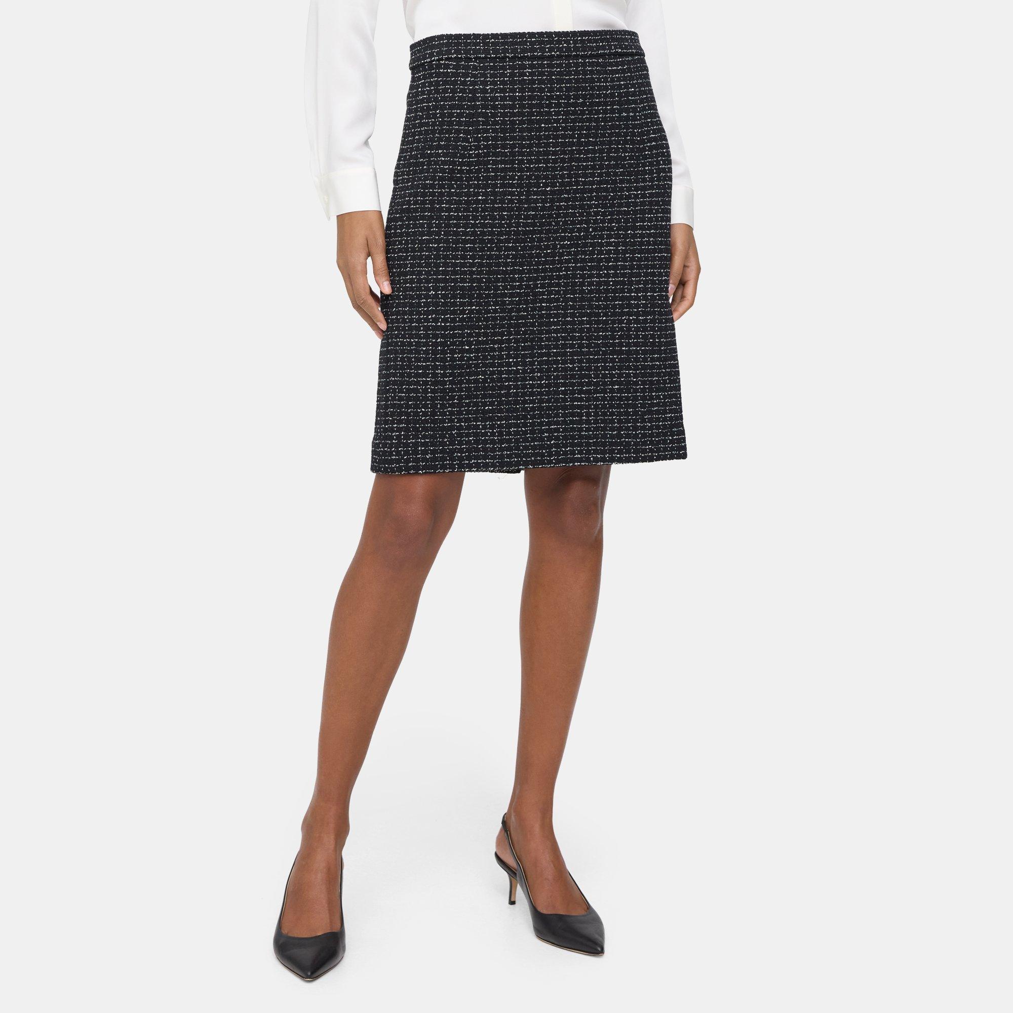 スカート Theory pencil skirt stretch tweed Theory pencil skirt stretch tweed