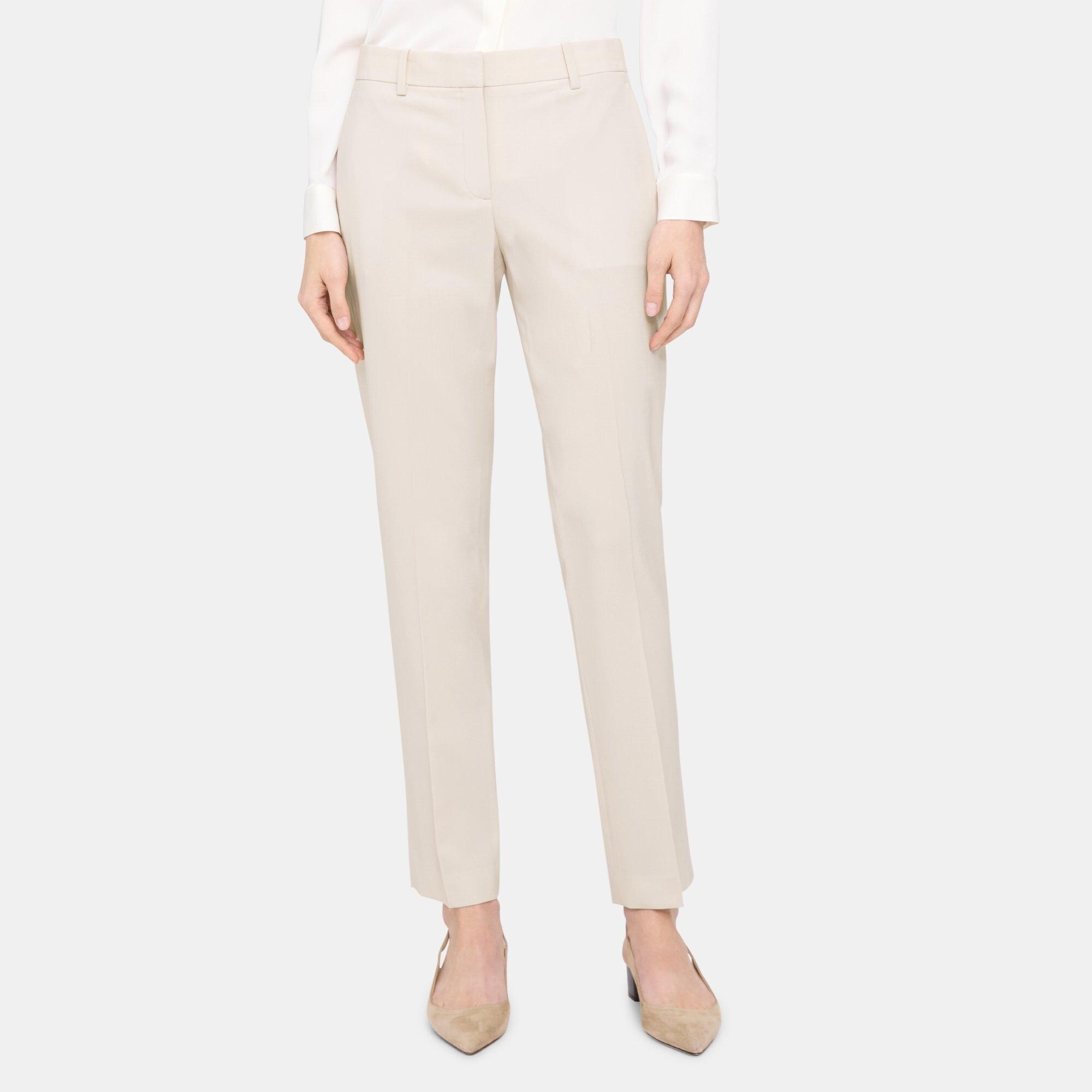 Sevona Stretch Wool Classic Crop Pant