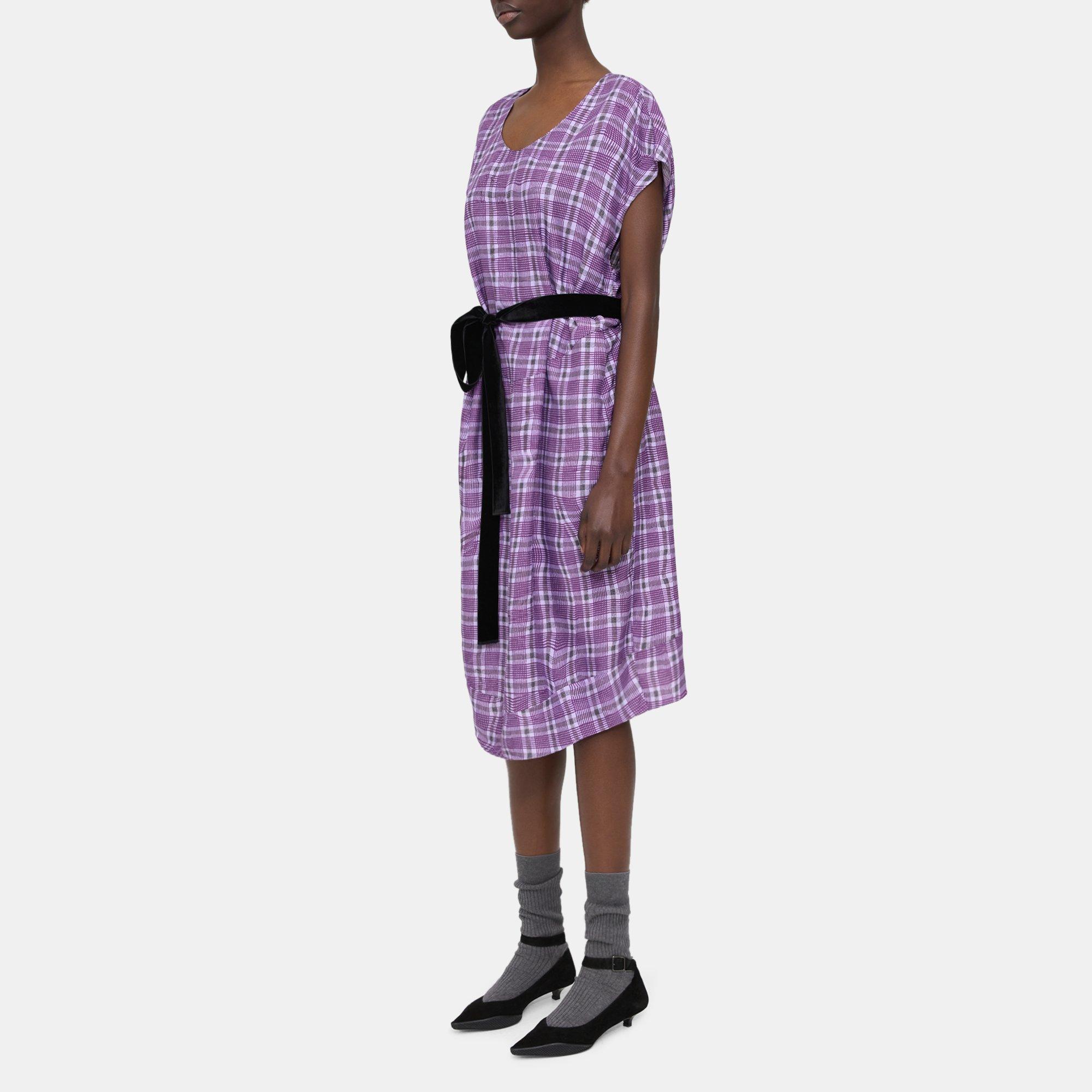 Theory 2024 plaid dress