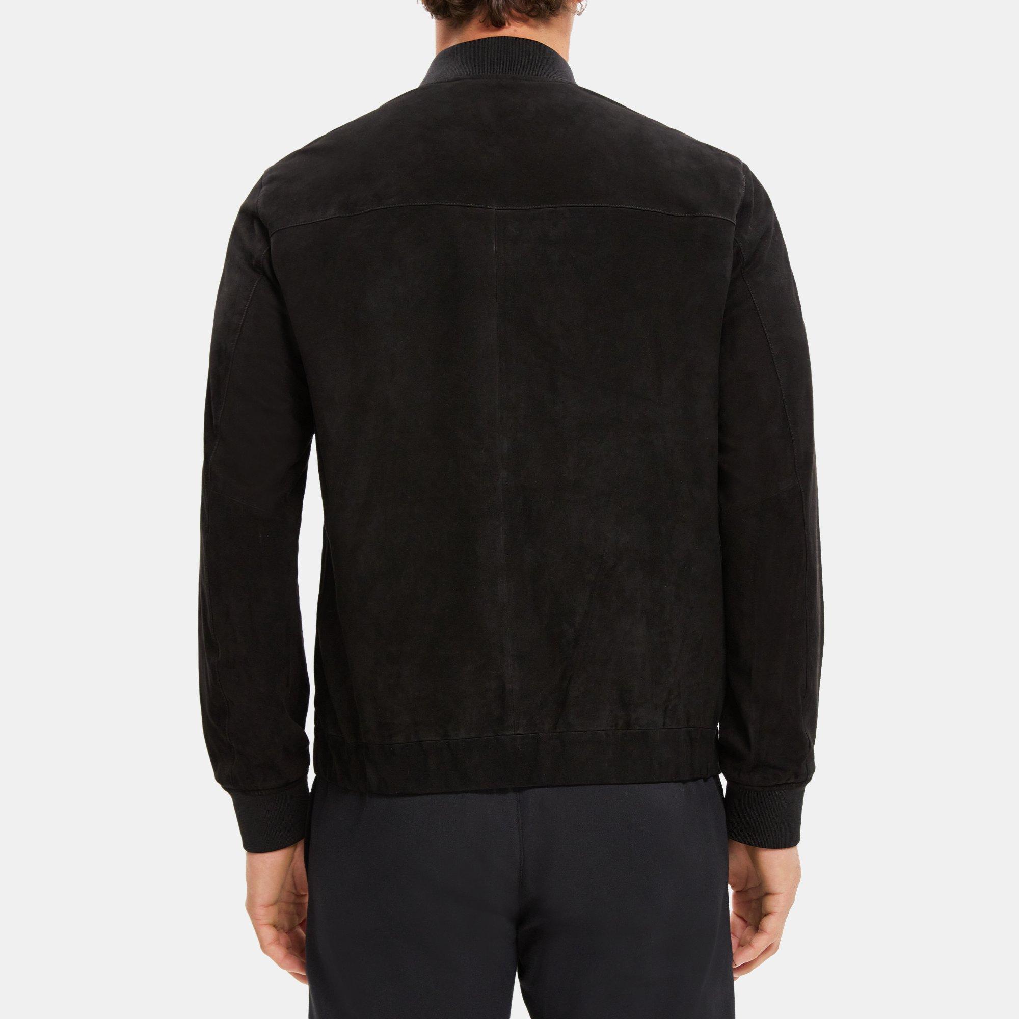 Suede City Bomber Jacket | Theory Outlet