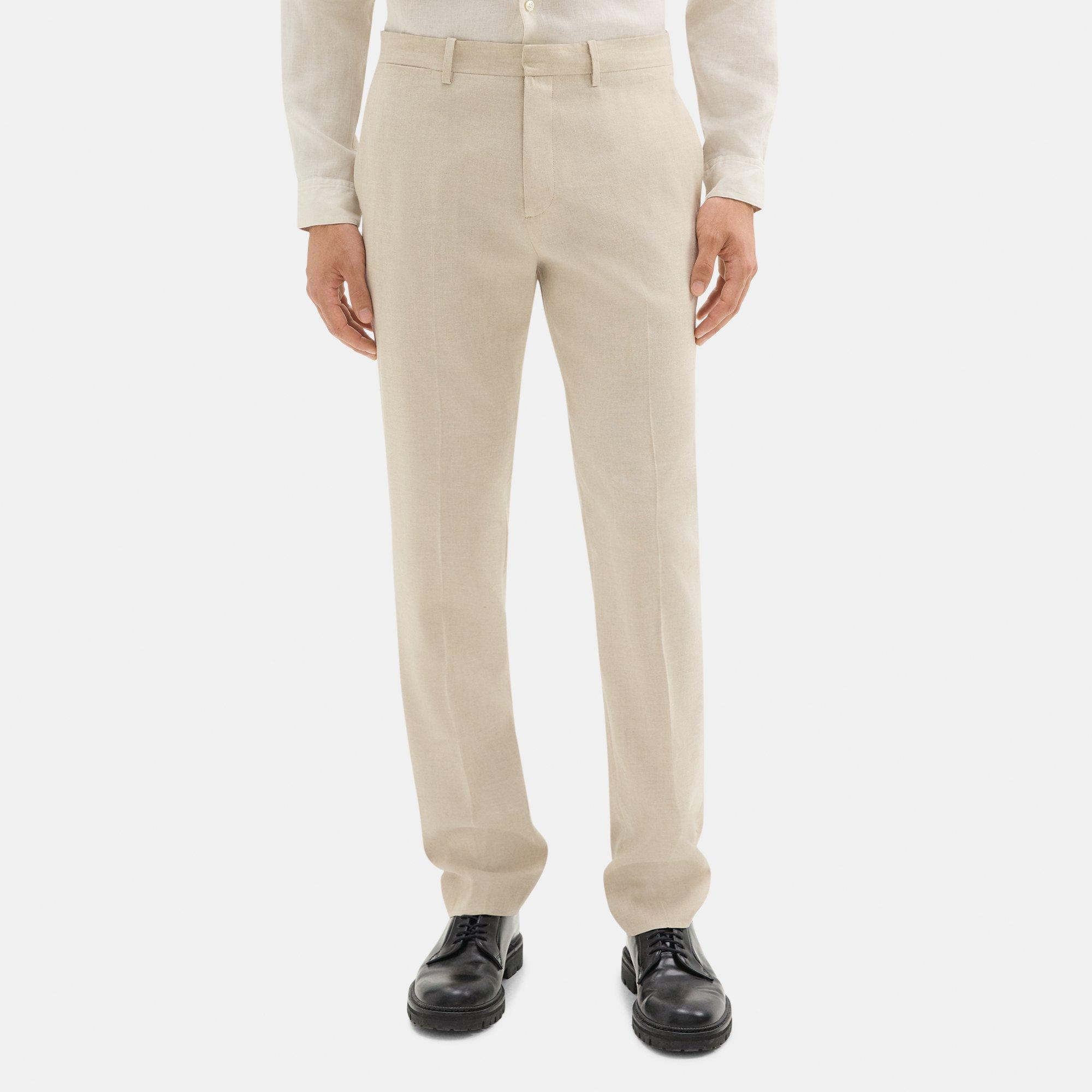 Linen-Blend Slim-Fit Suit Pant | Theory Outlet