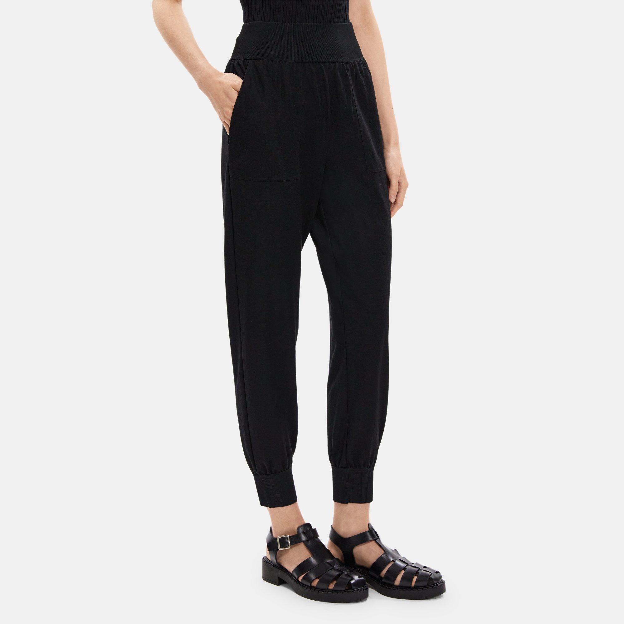 Pique jogger pants - Women