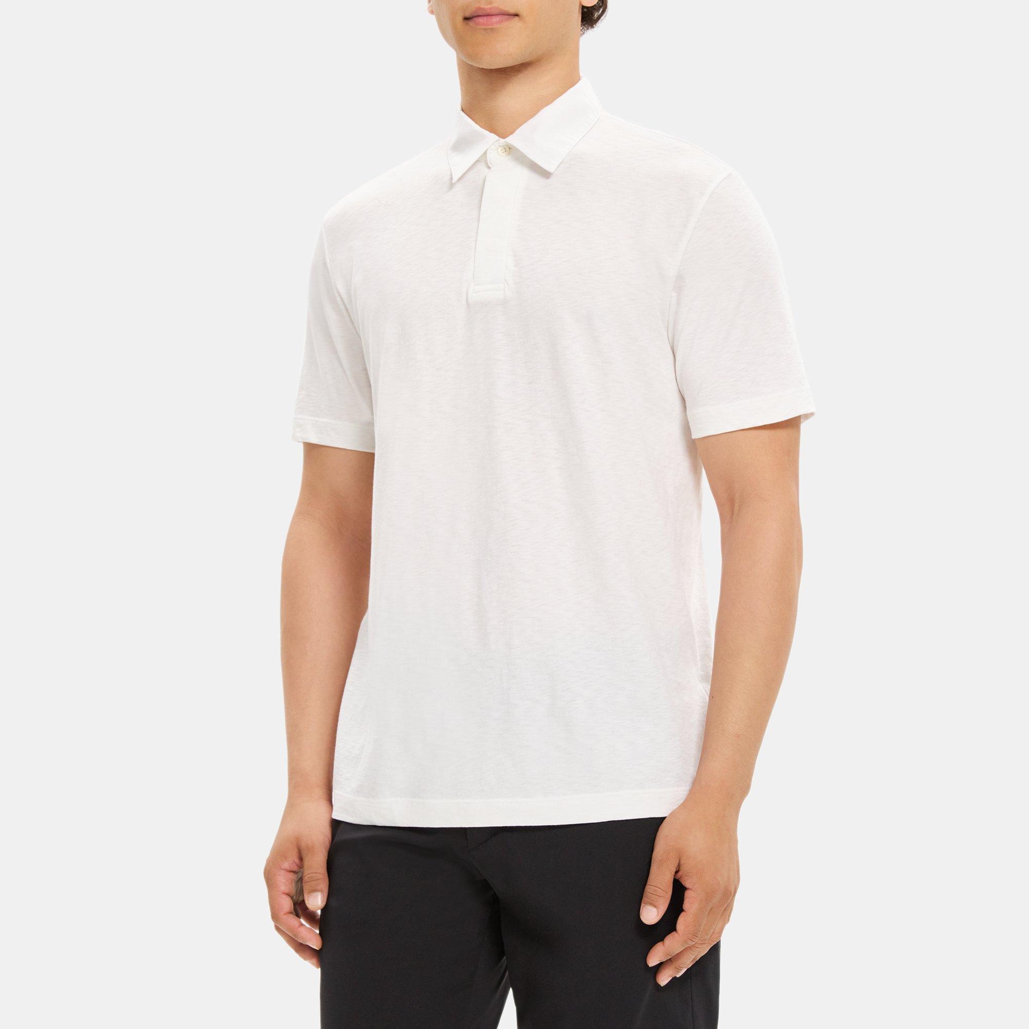 Modal Jersey Contrast-Collar Polo