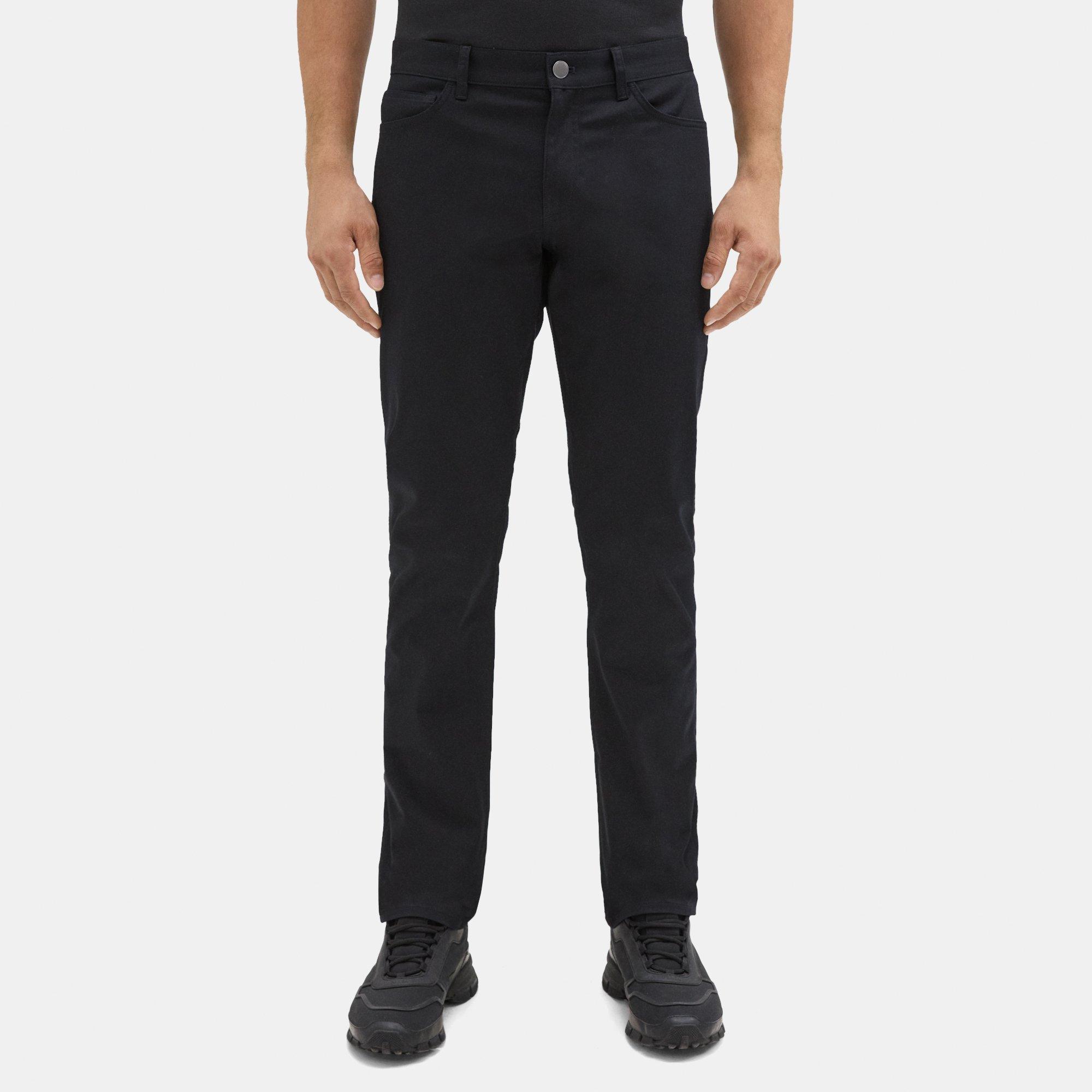 띠어리 Theory Five-Pocket Pant in Stretch Cotton Twill,BLACK