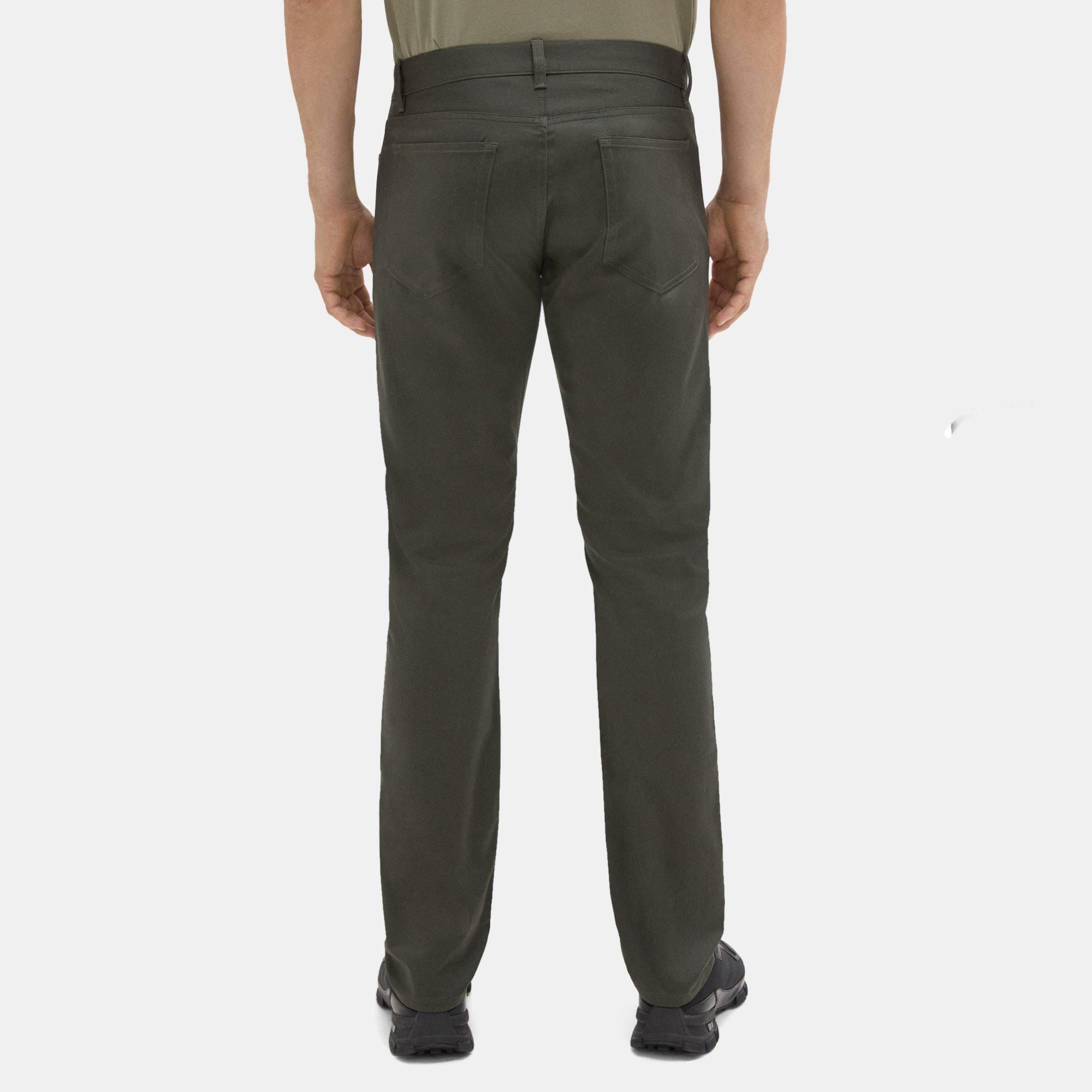 Stretch Cotton Twill Five-Pocket Pant