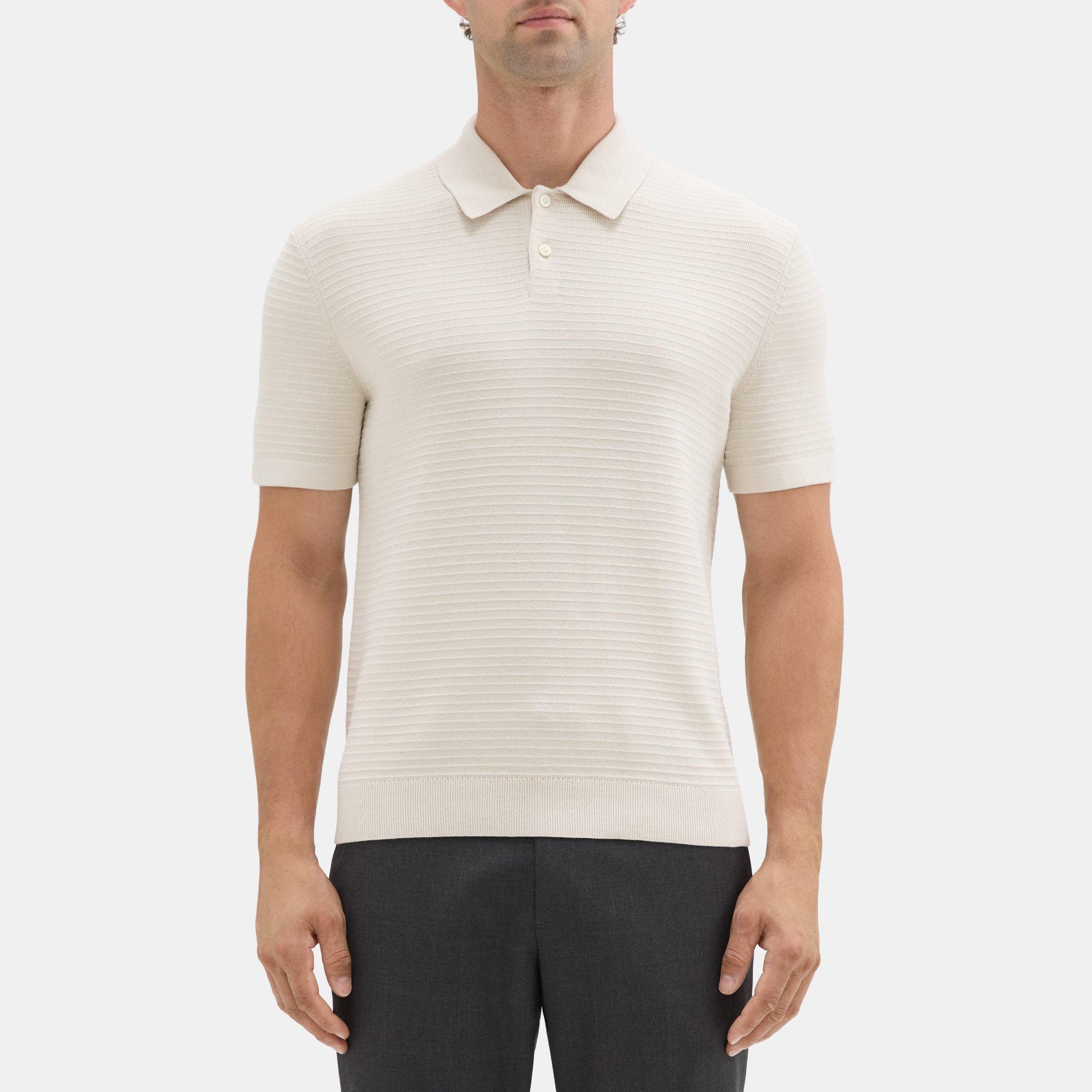 Organic Cotton Polo Shirt | Theory Outlet