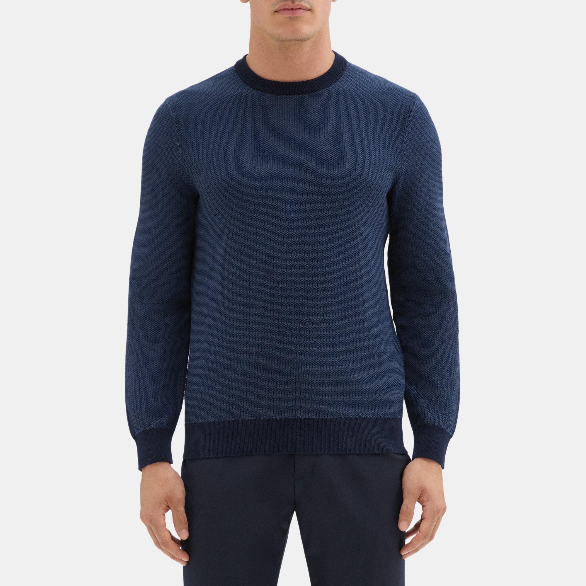 Organic Cotton Crewneck Sweater | Theory Outlet