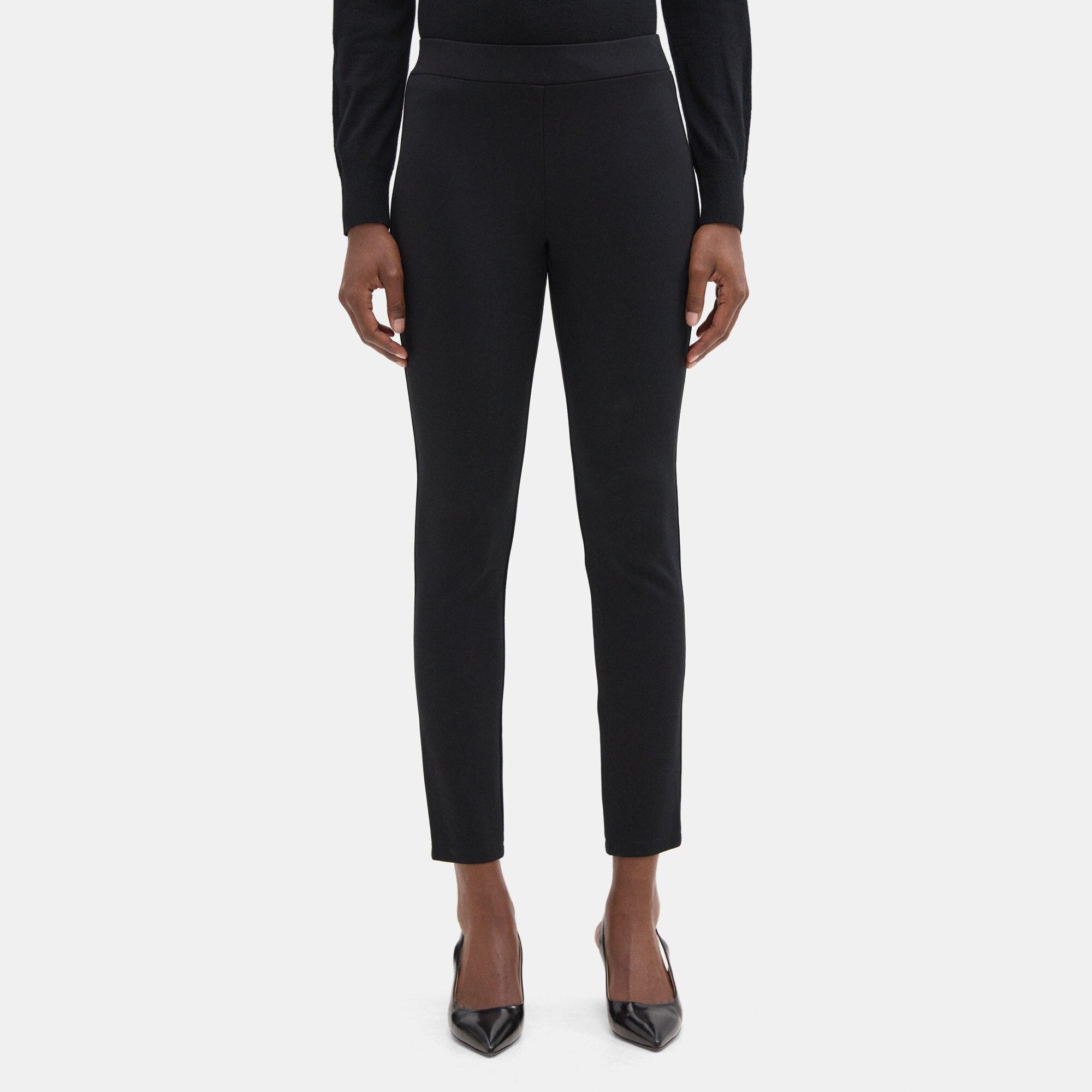 Stretch Knit Ponte Legging | Theory Outlet