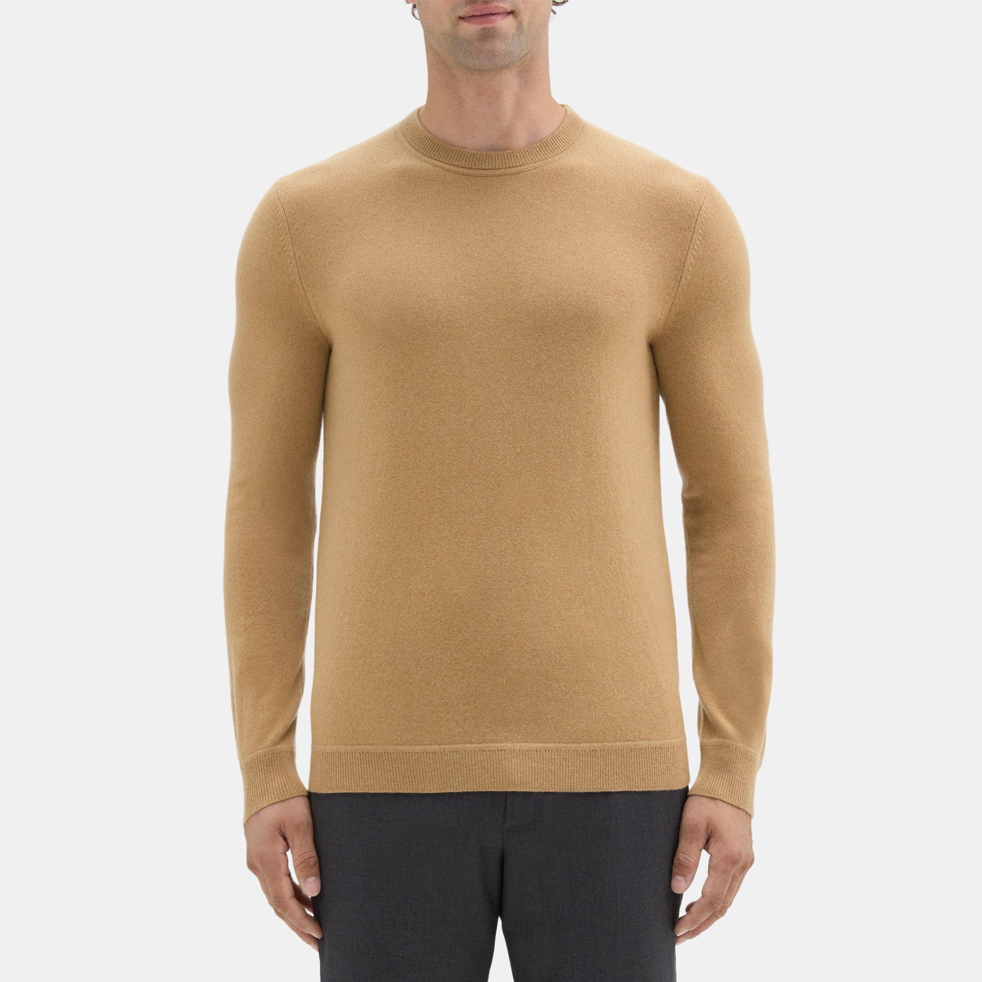 띠어리 Theory Crewneck Sweater in Cashmere,SOFT CAMEL