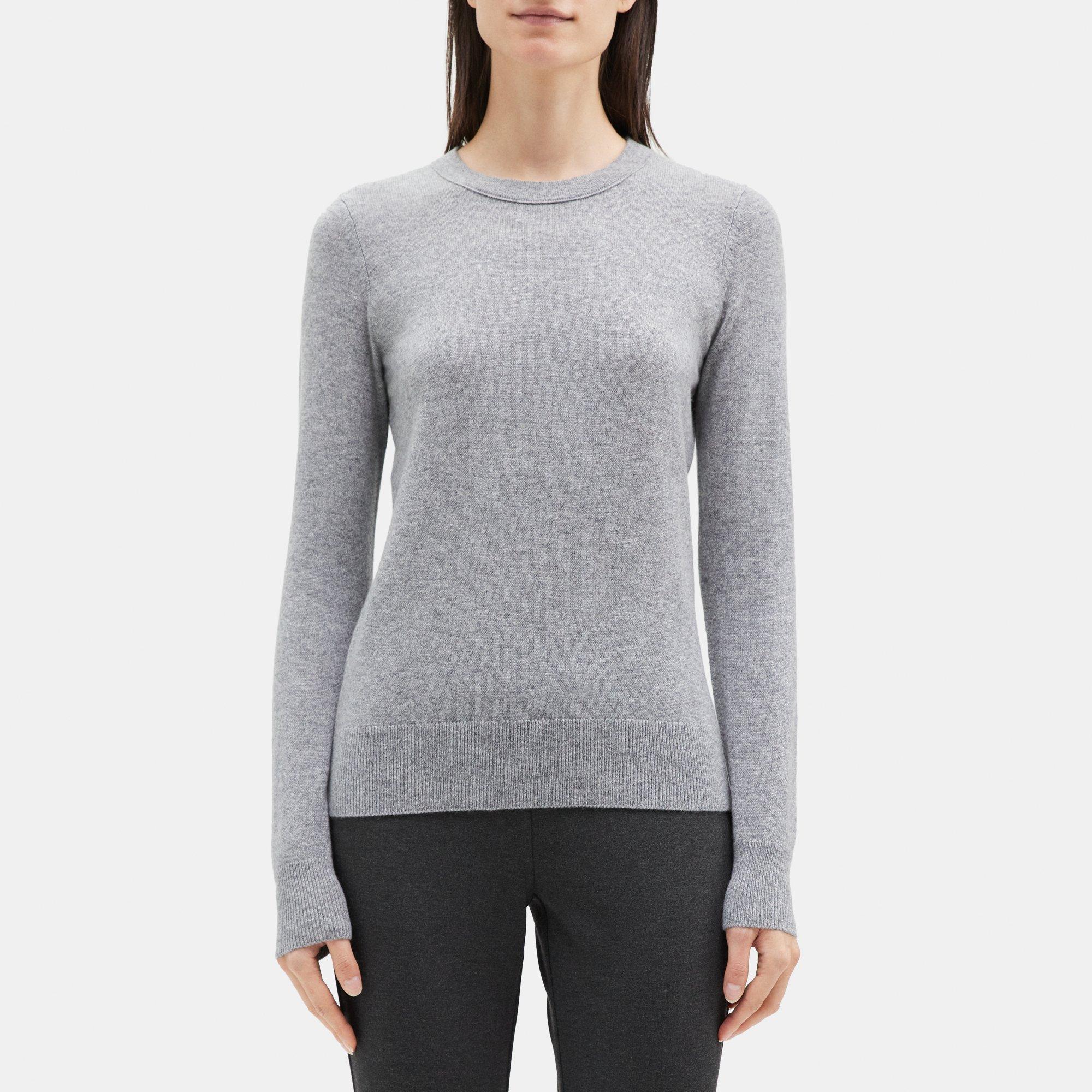 띠어리 Theory Crewneck Sweater in Cashmere,HUSKY