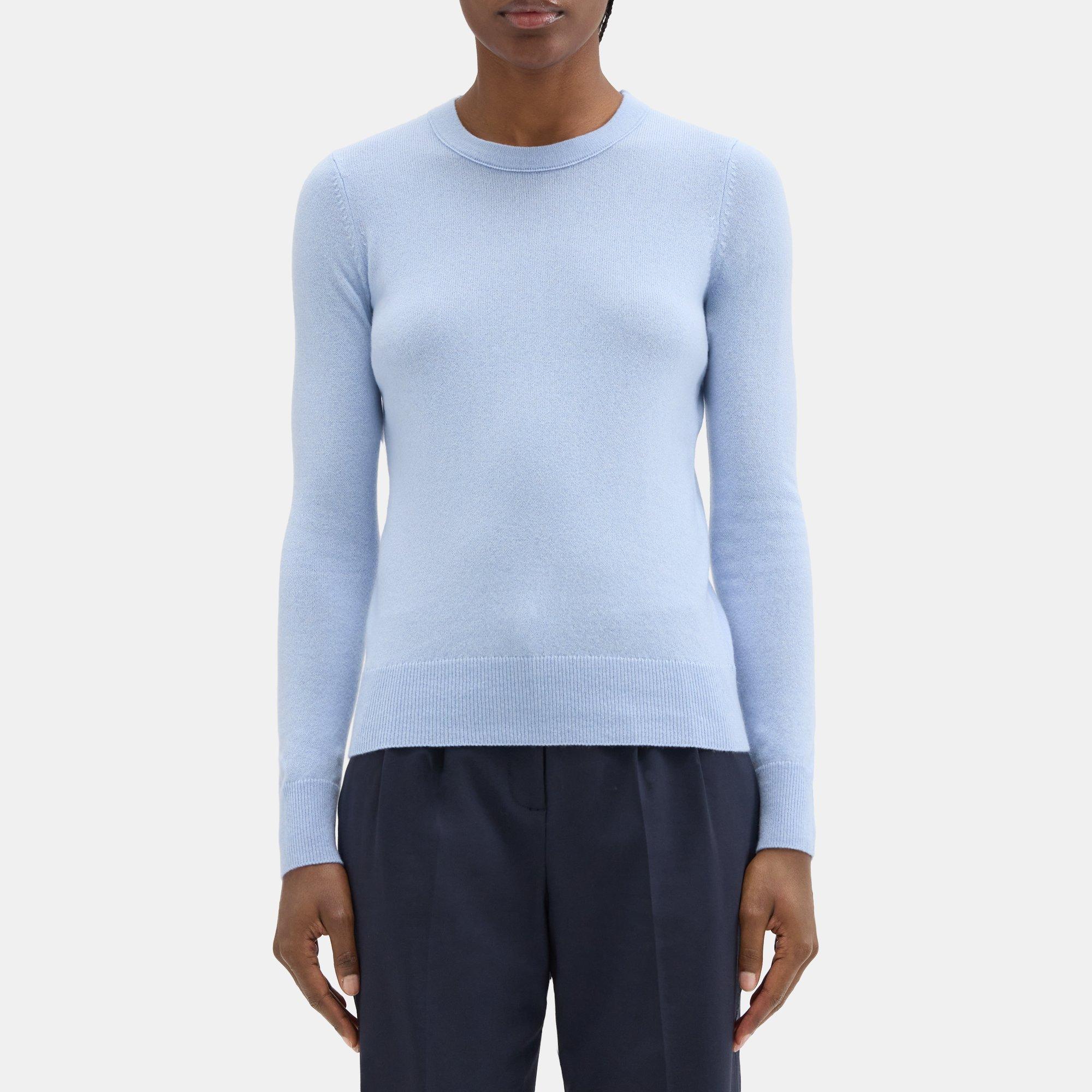 띠어리 Theory Crewneck Sweater in Cashmere,BAYOU