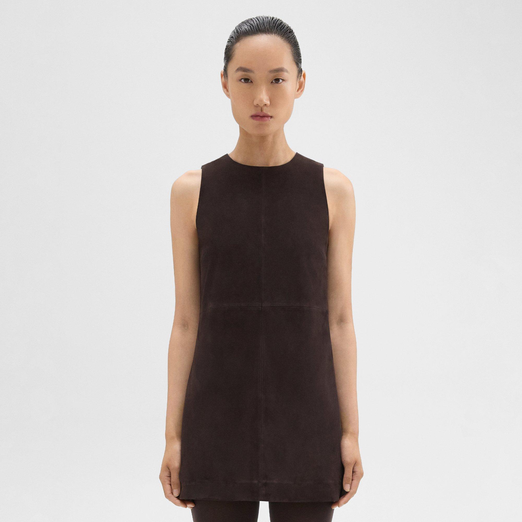 Suede Shift Dress | Theory