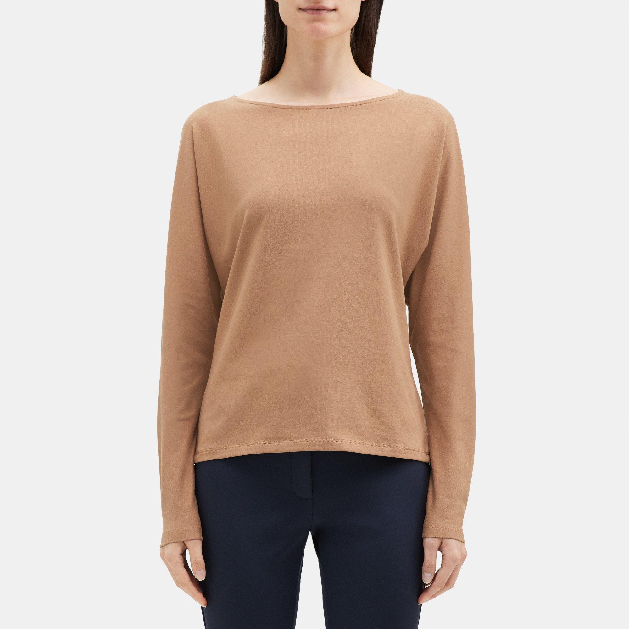 Theory Dolman Sleeve Tee in Pima Cotton Jersey