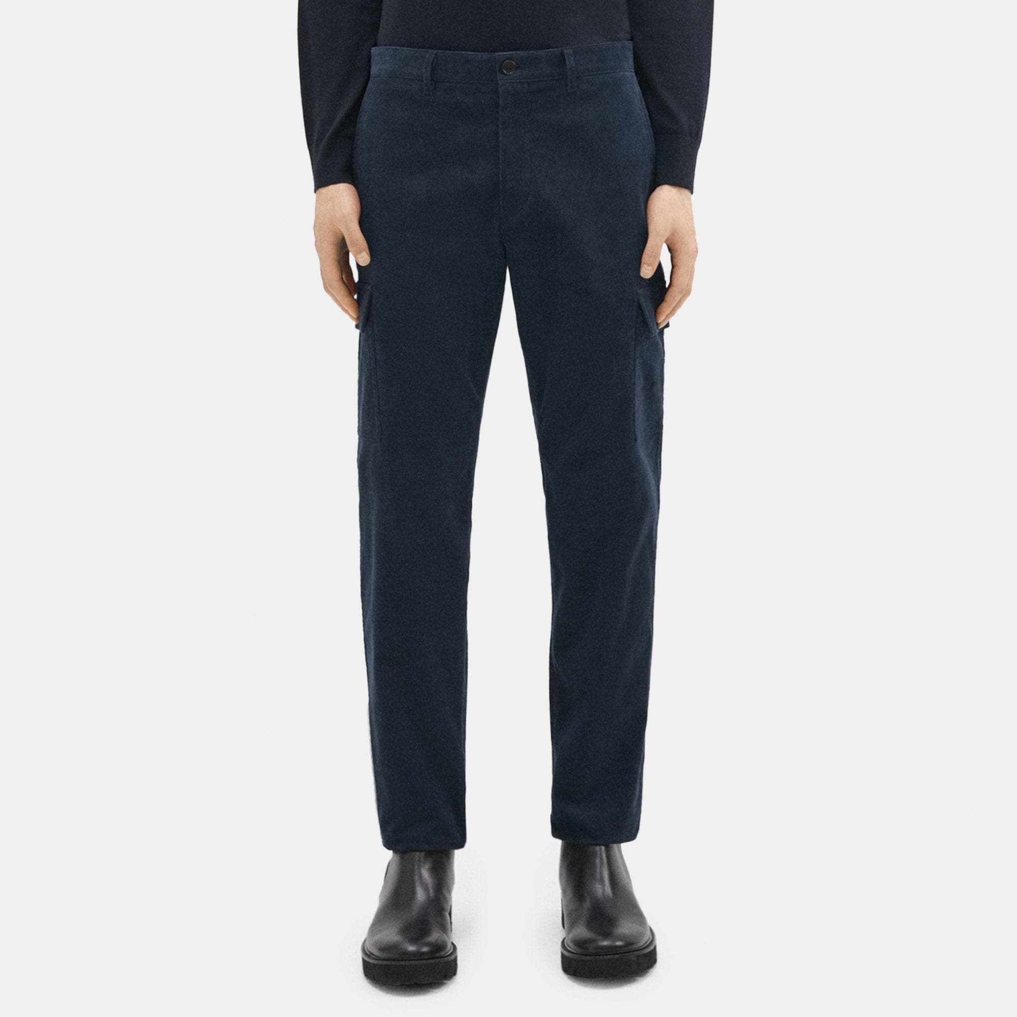 띠어리 Theory Zaine Cargo Pant in Stretch Corduroy,BALTIC