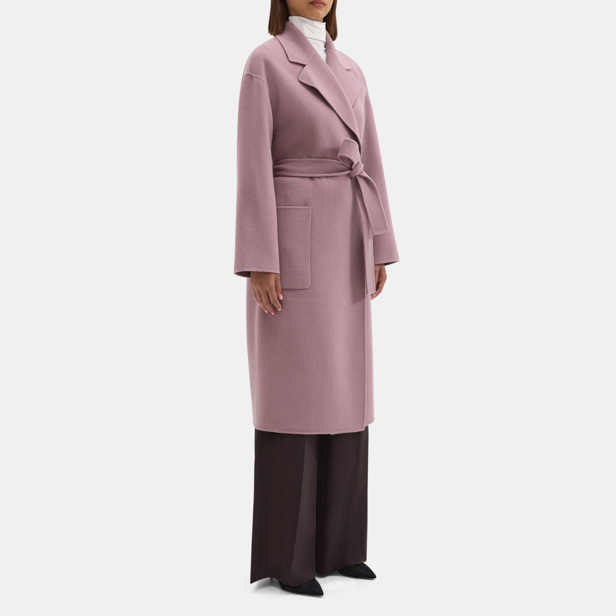 Robe Coat in Double-Face Wool-Cashmere