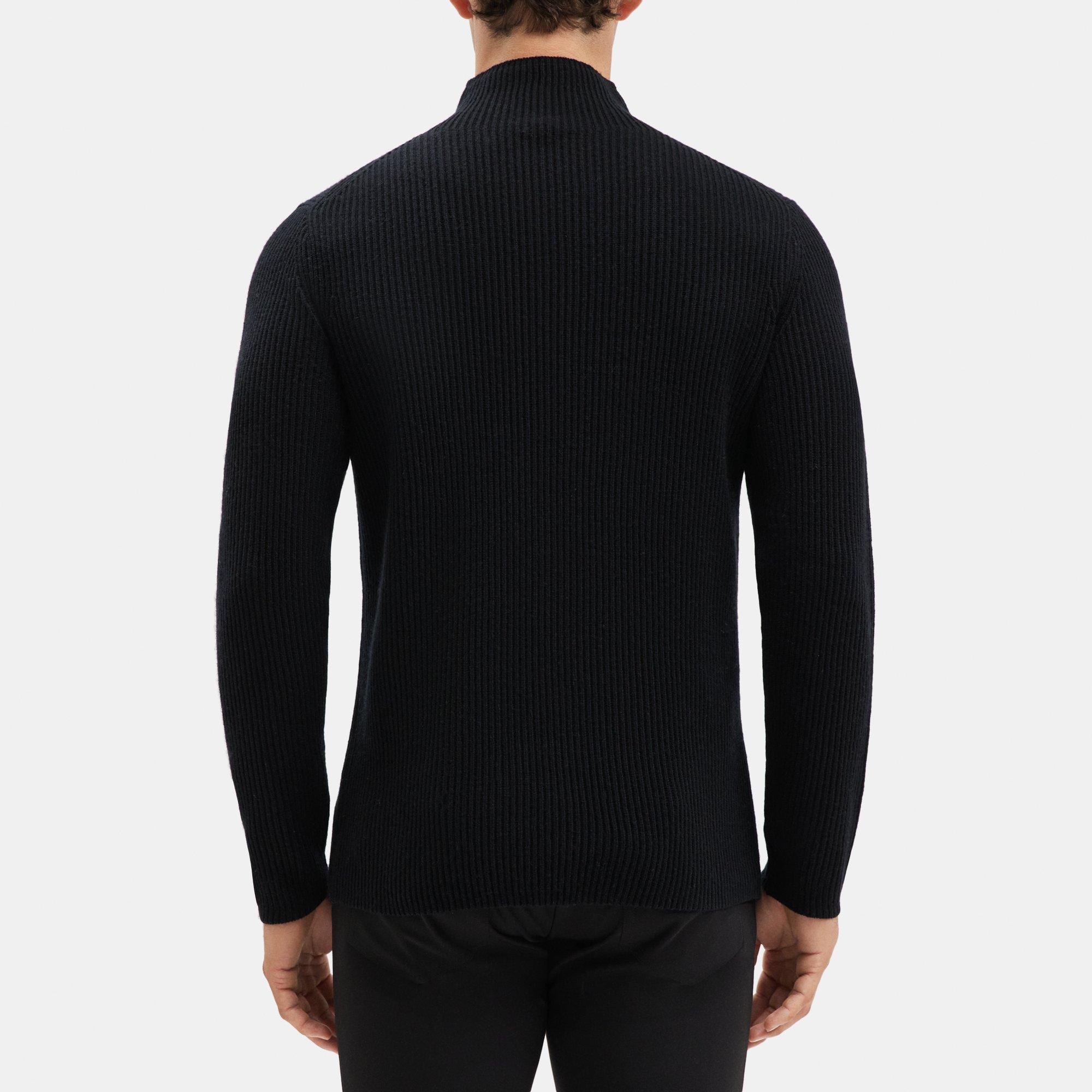 Wool-Cashmere Ribbed Turtleneck | Theory Outlet