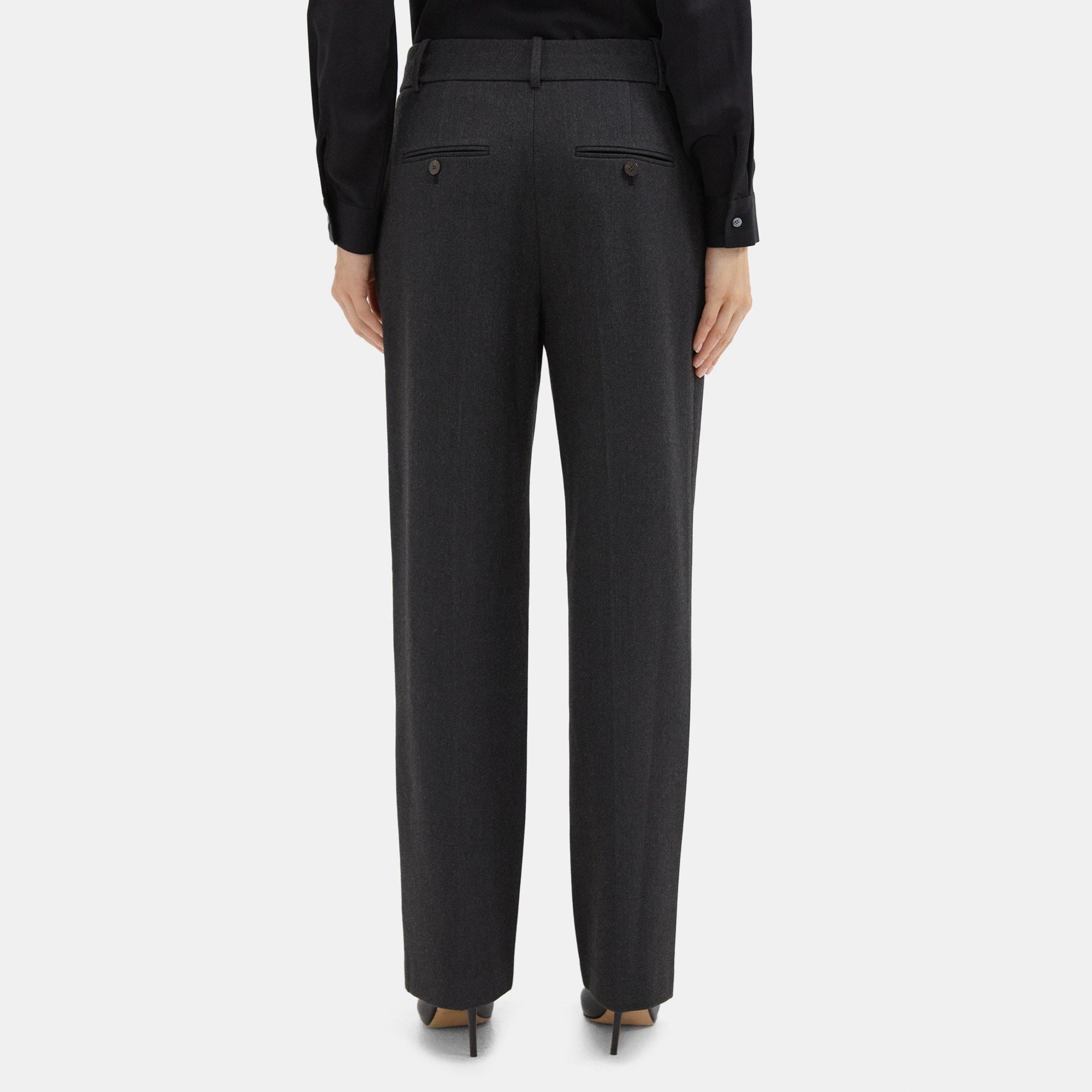 Double Pleat Pant in Soft Twill