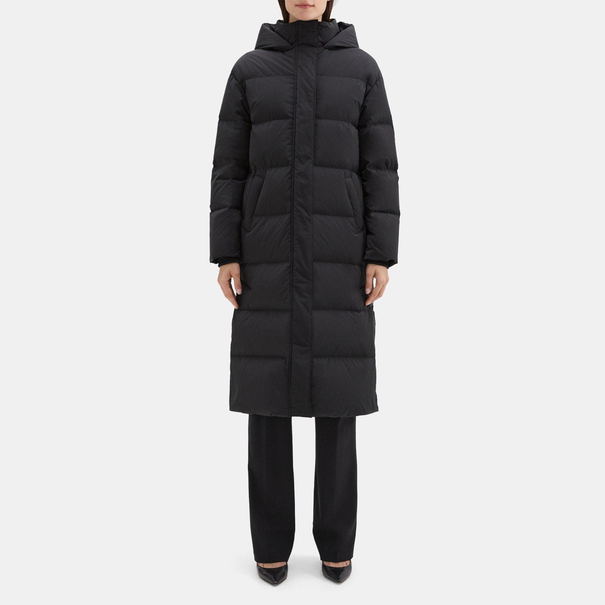 Theory Puffer Coat in City Poly