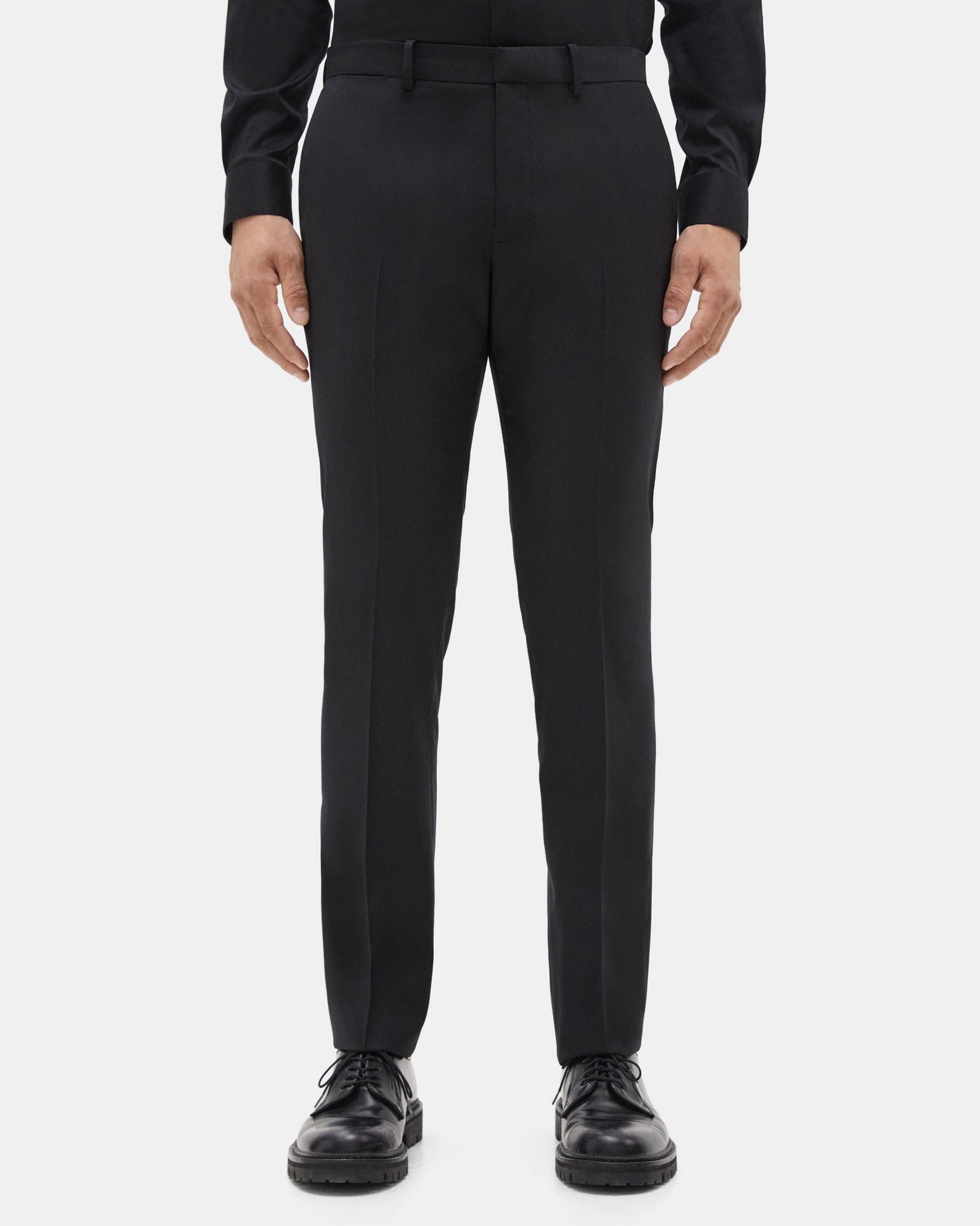 띠어리 Theory Slim-Fit Suit Pant in Sartorial Suiting,BLACK