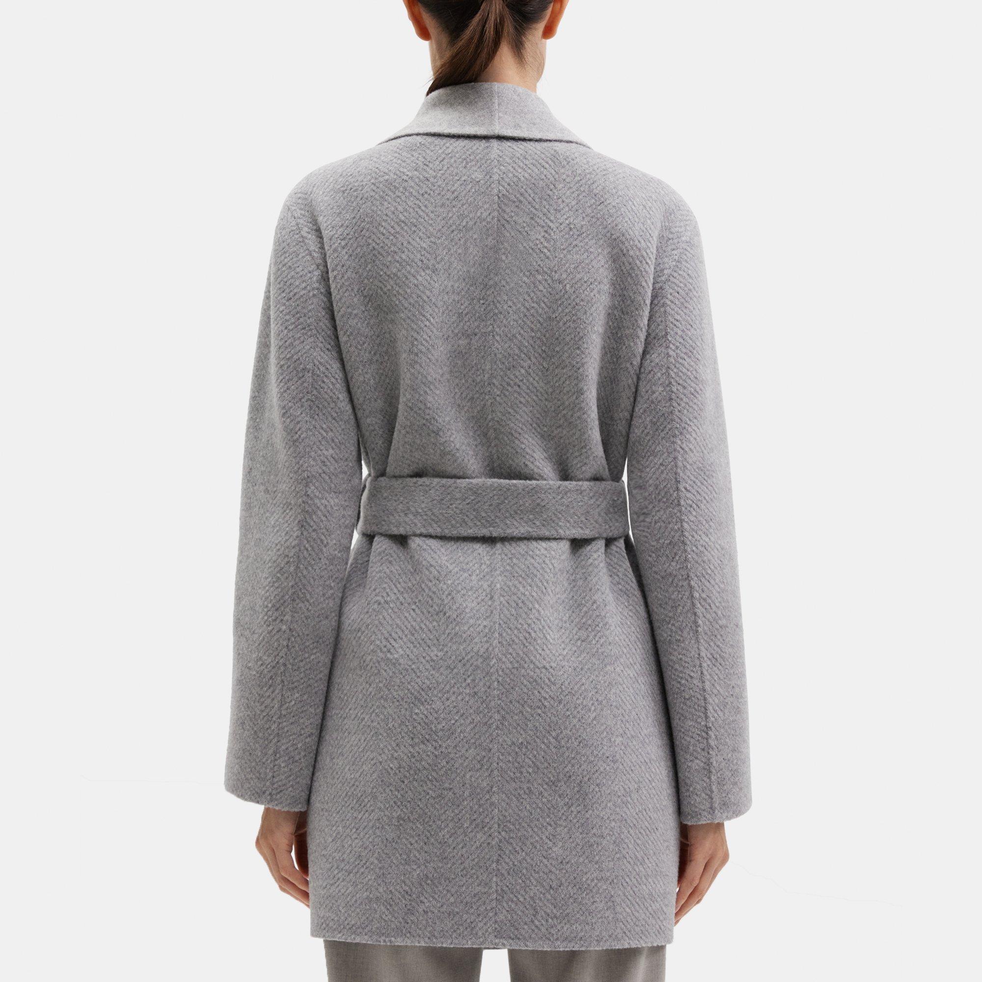 Amazon.com: HGps8w Women's Mid-Long Quilted Wrap Coat Hooded