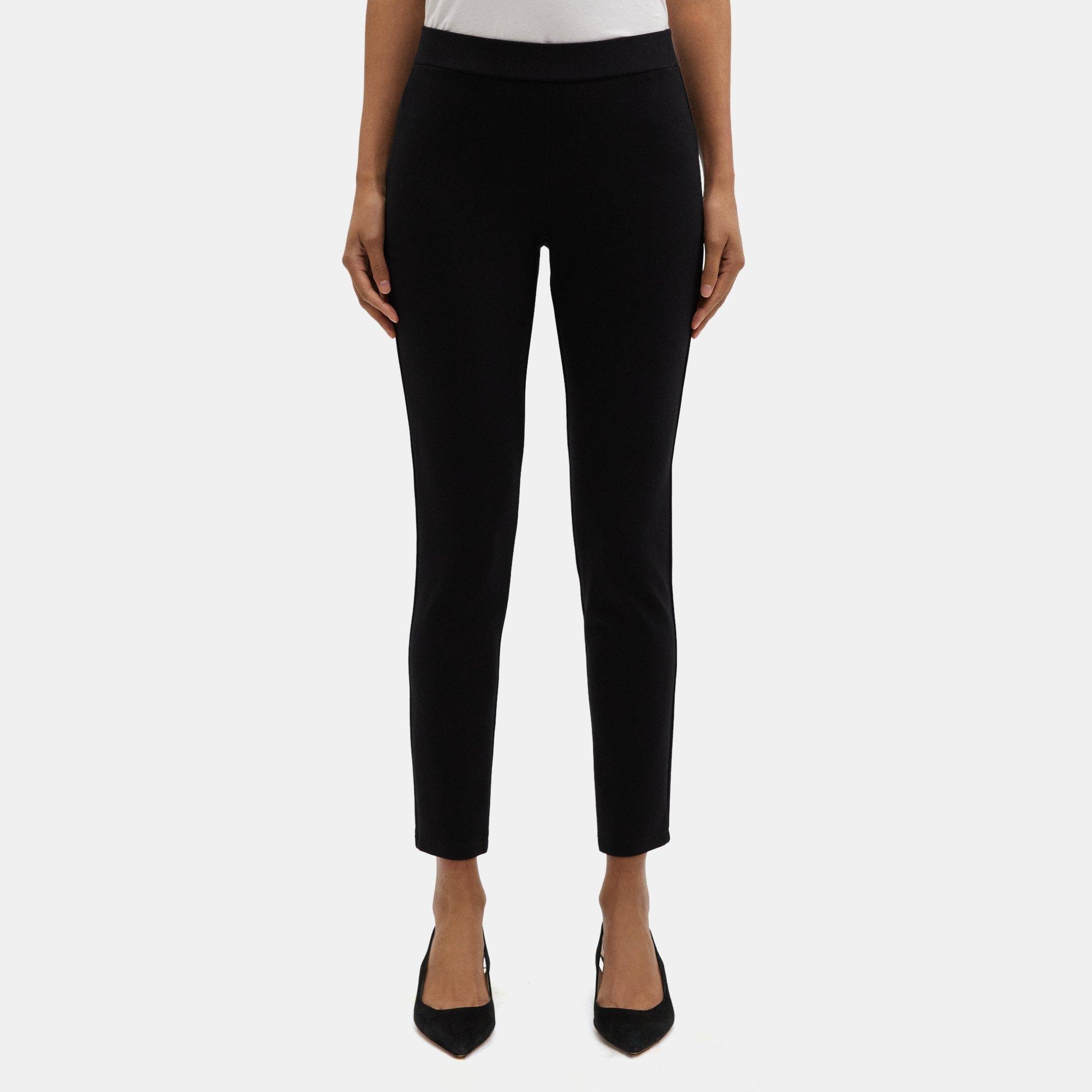 Stretch Knit Ponte Legging | Theory Outlet