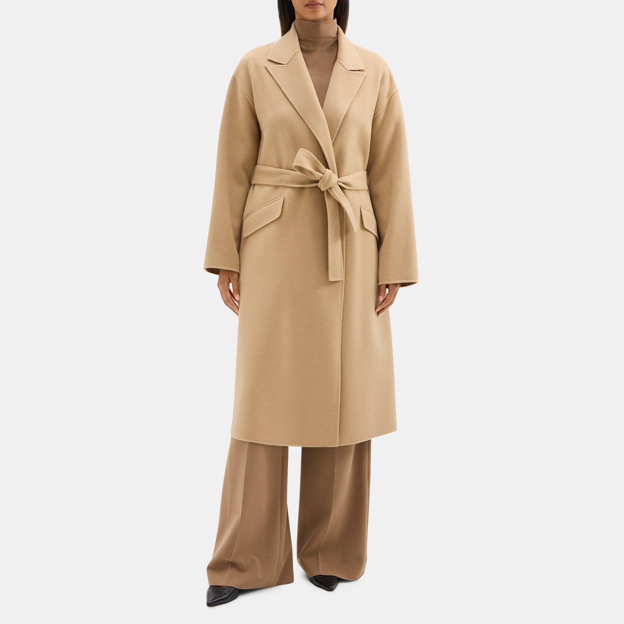 tram woollinen long robe coat
