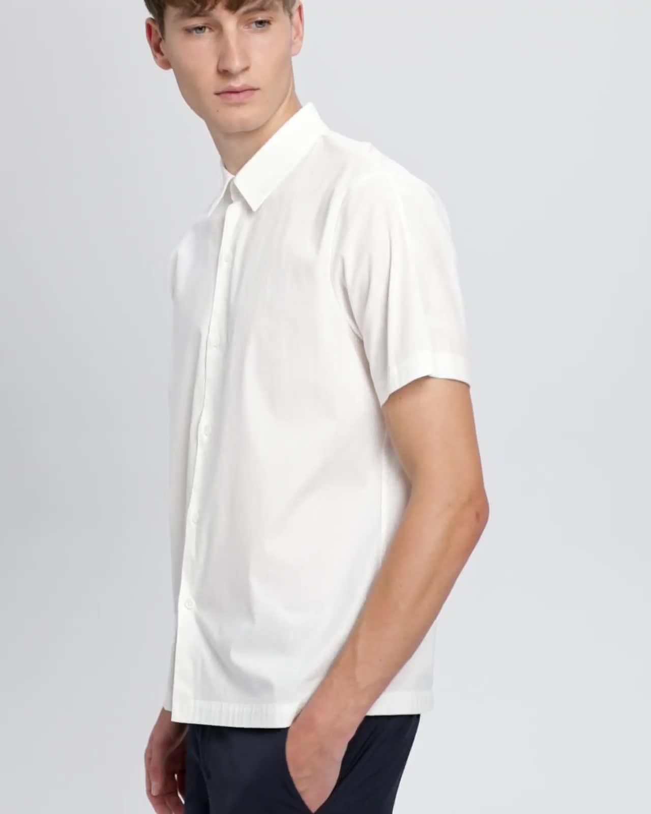 Cotton Pique Hybrid Shirt