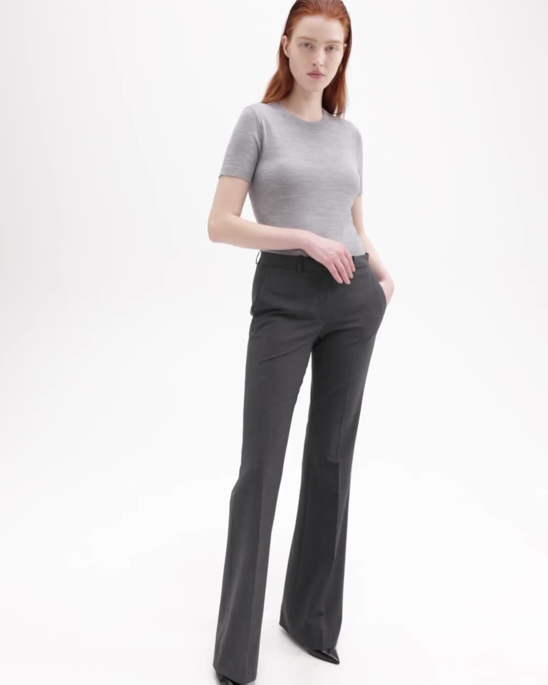 Black Good Wool Demitria Pant