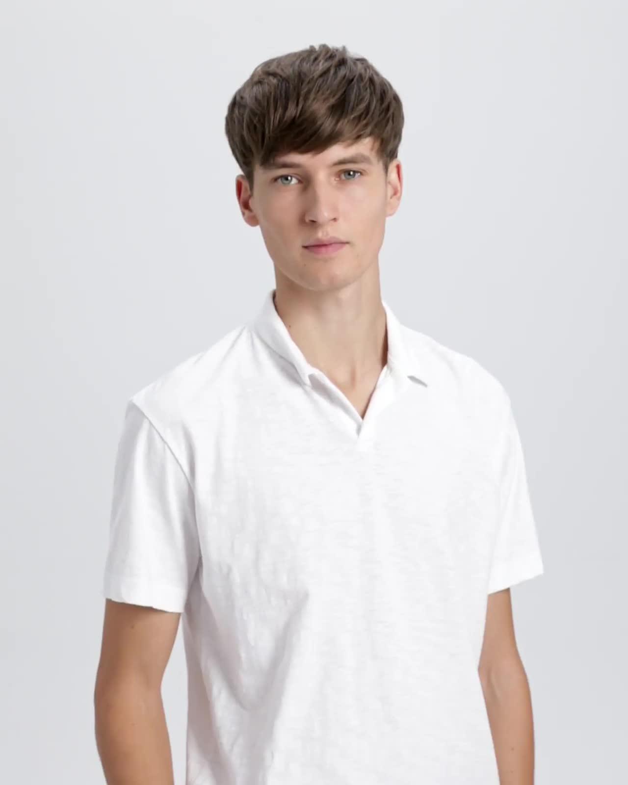 Willem Polo in Cosmos Slub Cotton
