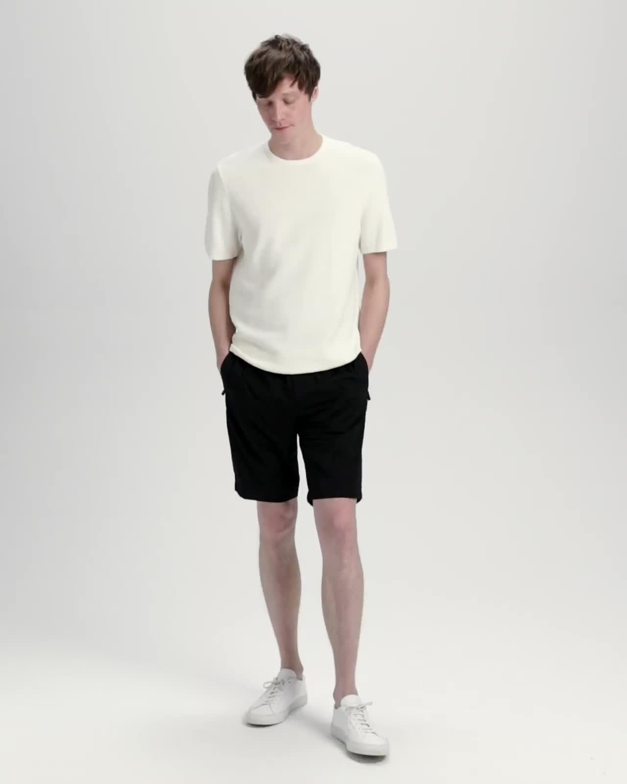 Reflective Nylon Print Short