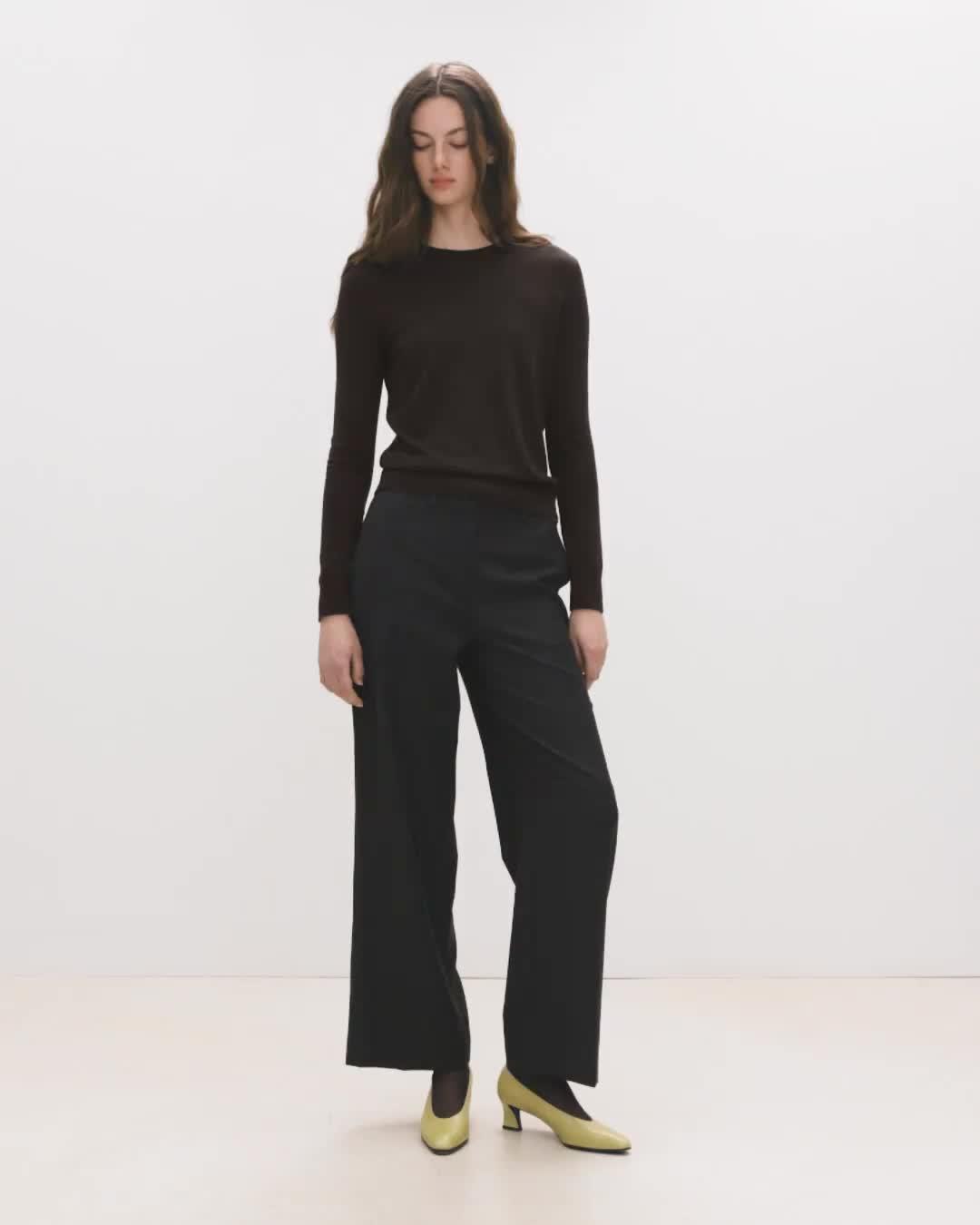 Crewneck Sweater in Regal Wool