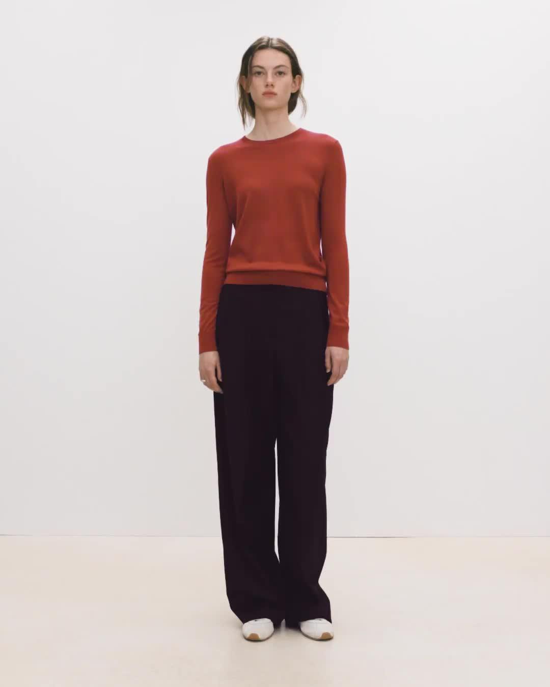 Crewneck Sweater in Regal Wool
