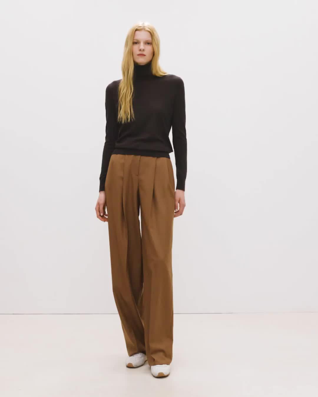 Turtleneck Sweater in Regal Wool