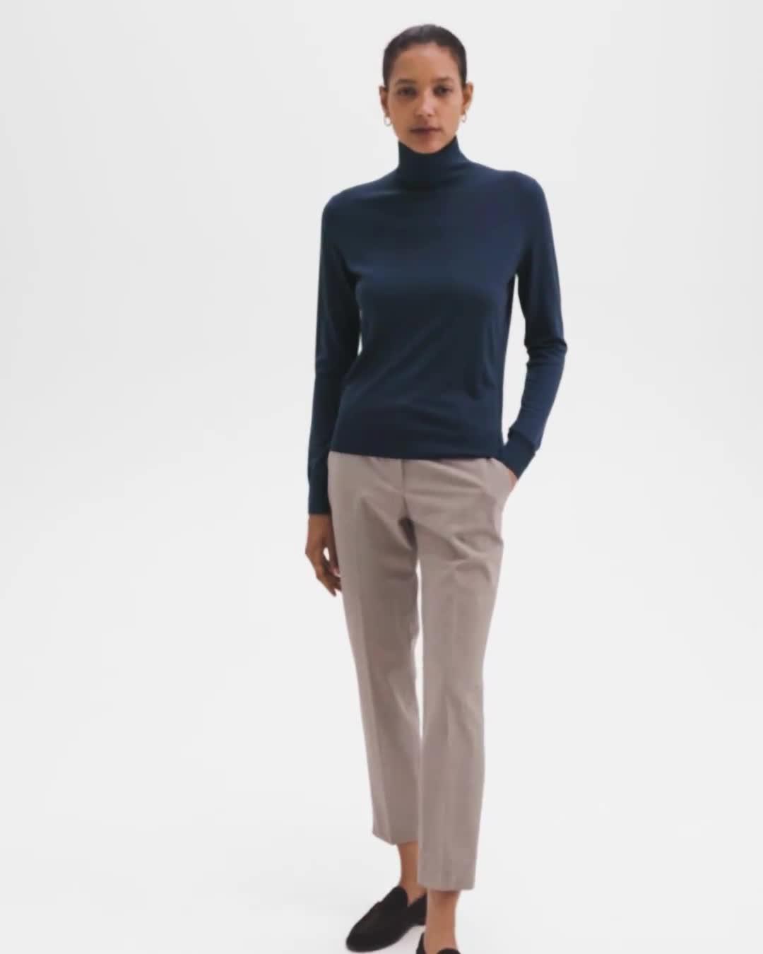 Turtleneck Sweater in Regal Wool