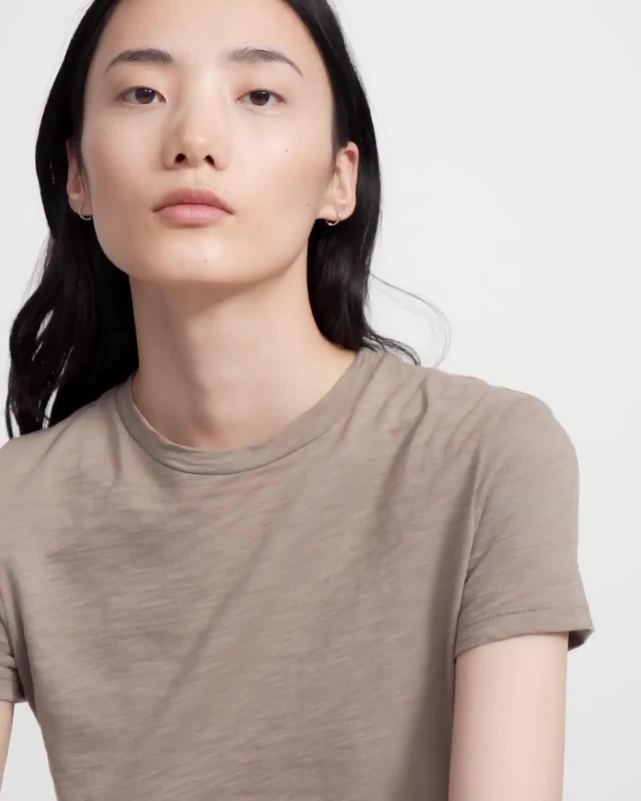 Tiny Tee in Organic Slub Cotton