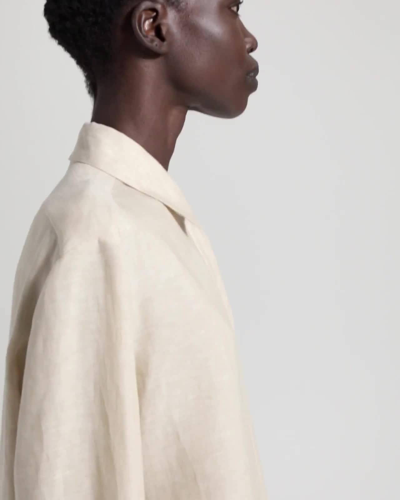 Pure Linen Menswear Shirt