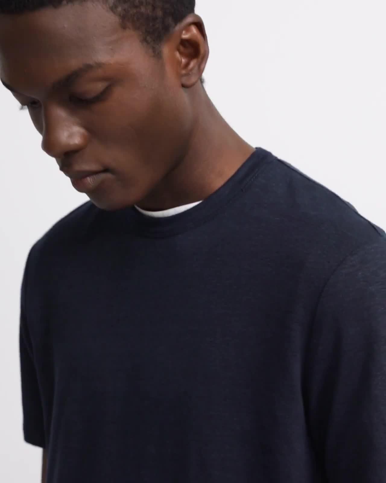 Stretch Linen Essential Tee