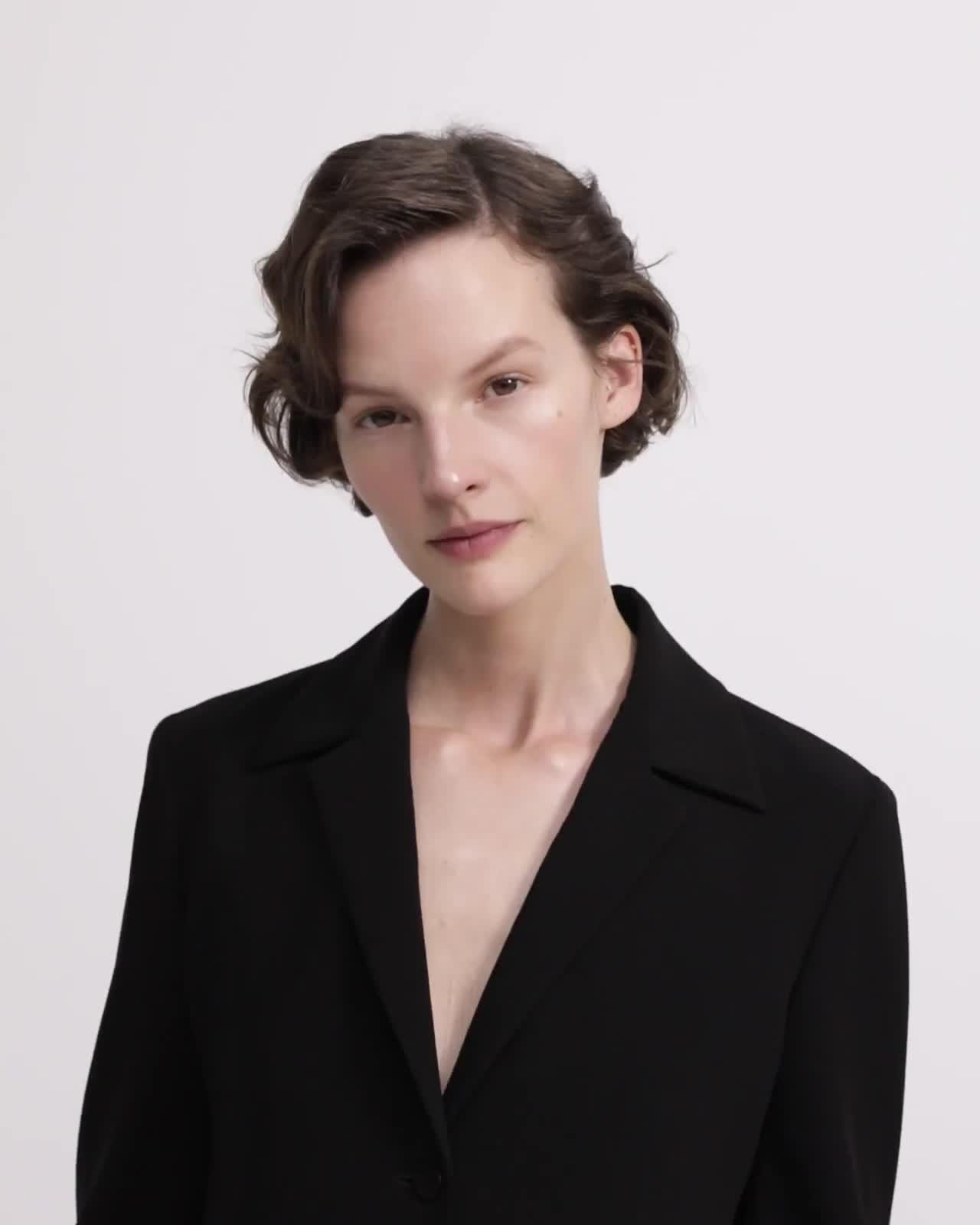 Cardigan Jacket in Crepe