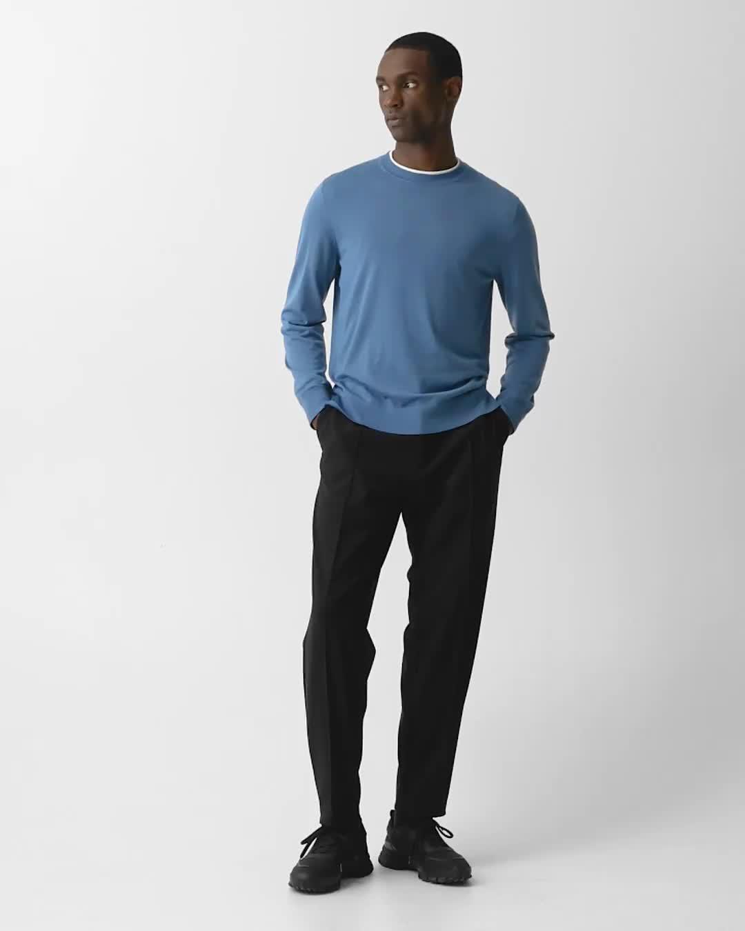 Crewneck Sweater in Regal Wool