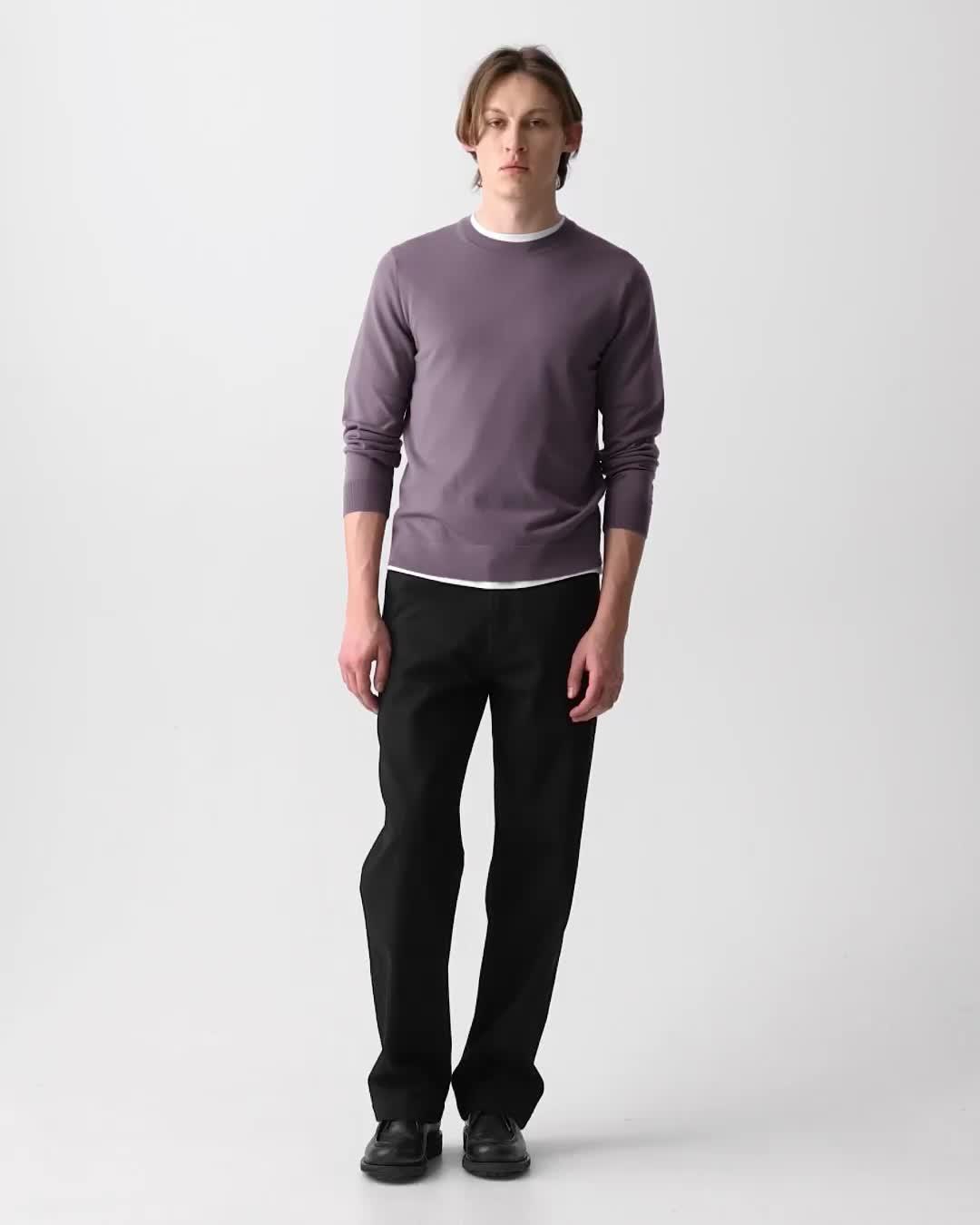 Crewneck Sweater in Regal Wool