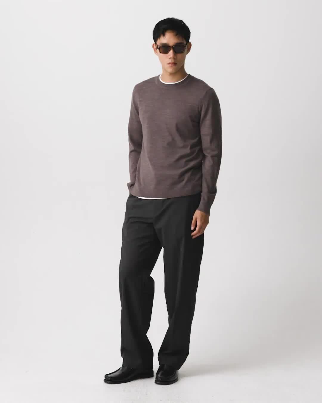 Men's Regal Wool Crewneck Sweater | Theory