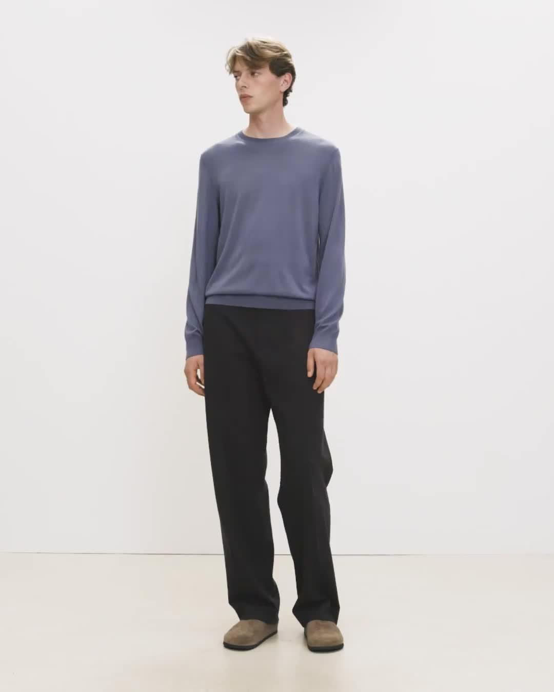 Crewneck Sweater in Regal Wool