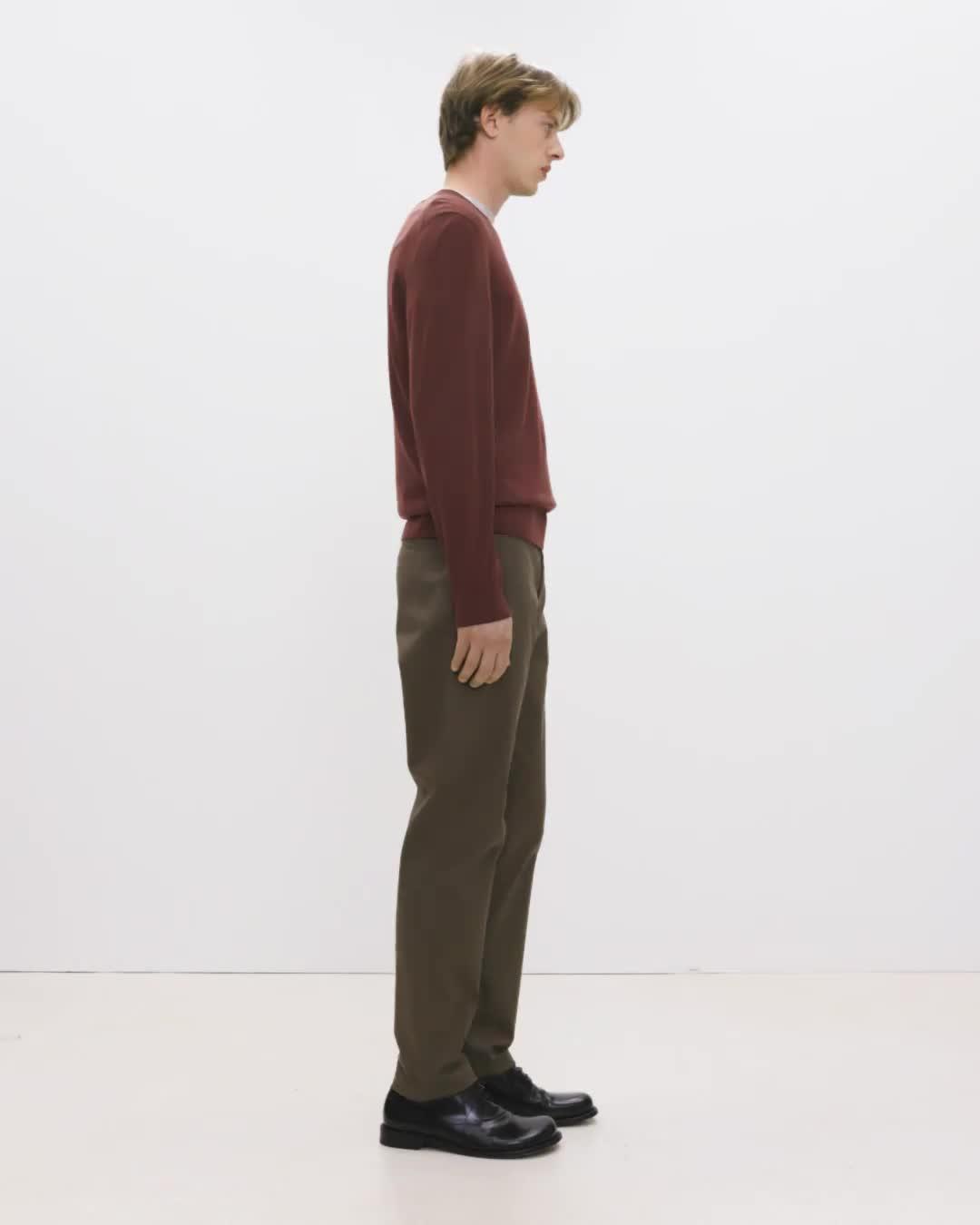 Crewneck Sweater in Regal Wool