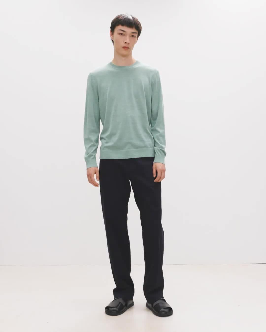 Crewneck Sweater in Regal Wool