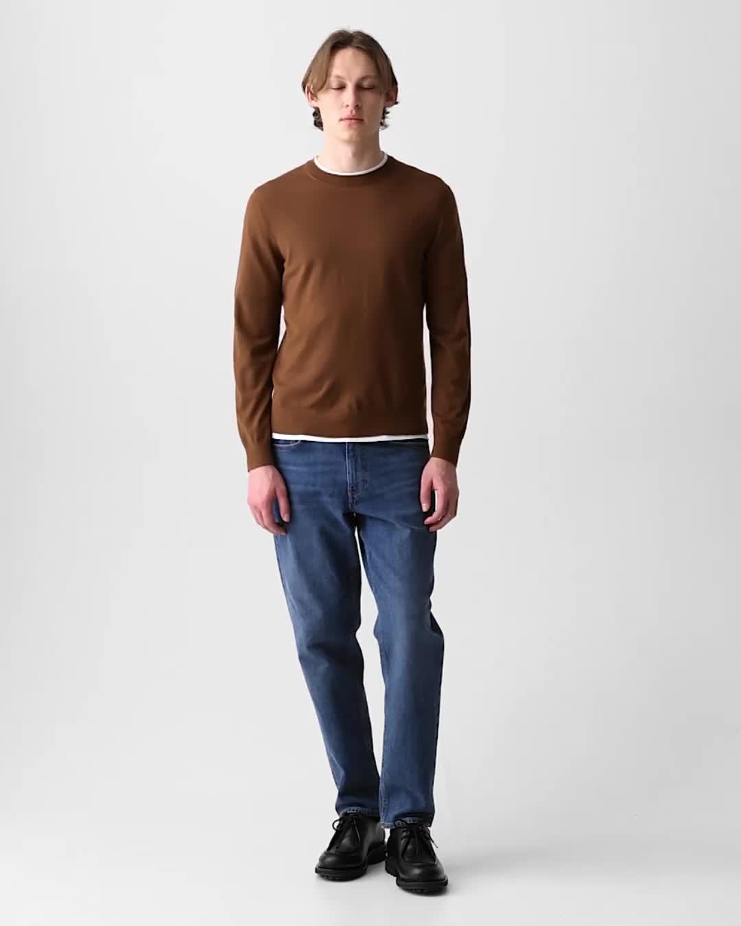 Crewneck Sweater in Regal Wool