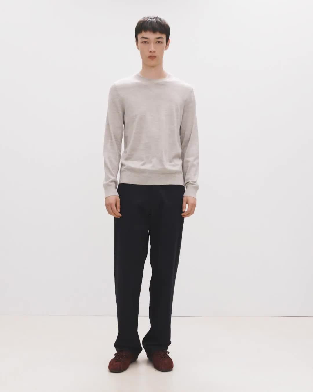 Crewneck Sweater in Regal Wool